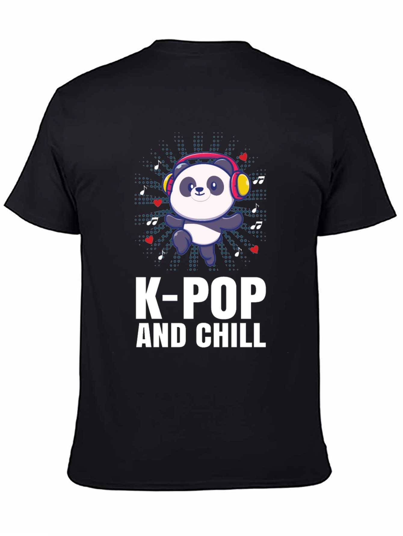 K-Pop and Chill Panda T-Shirt