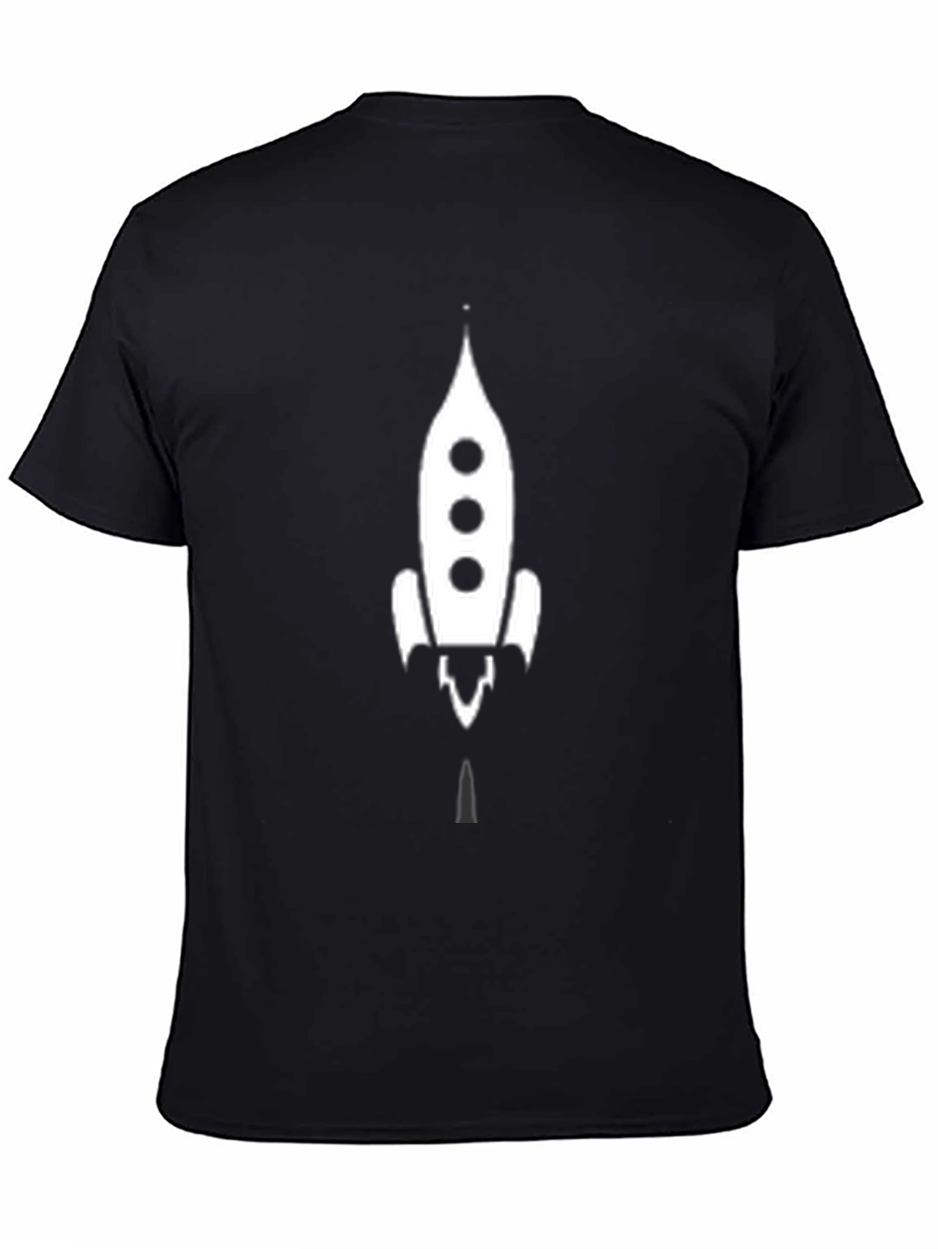 Rocket Graphic T-Shirt - Classic Black Tee