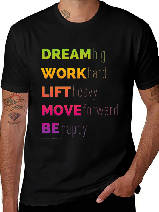 Motivational Dream Big Graphic T-Shirt