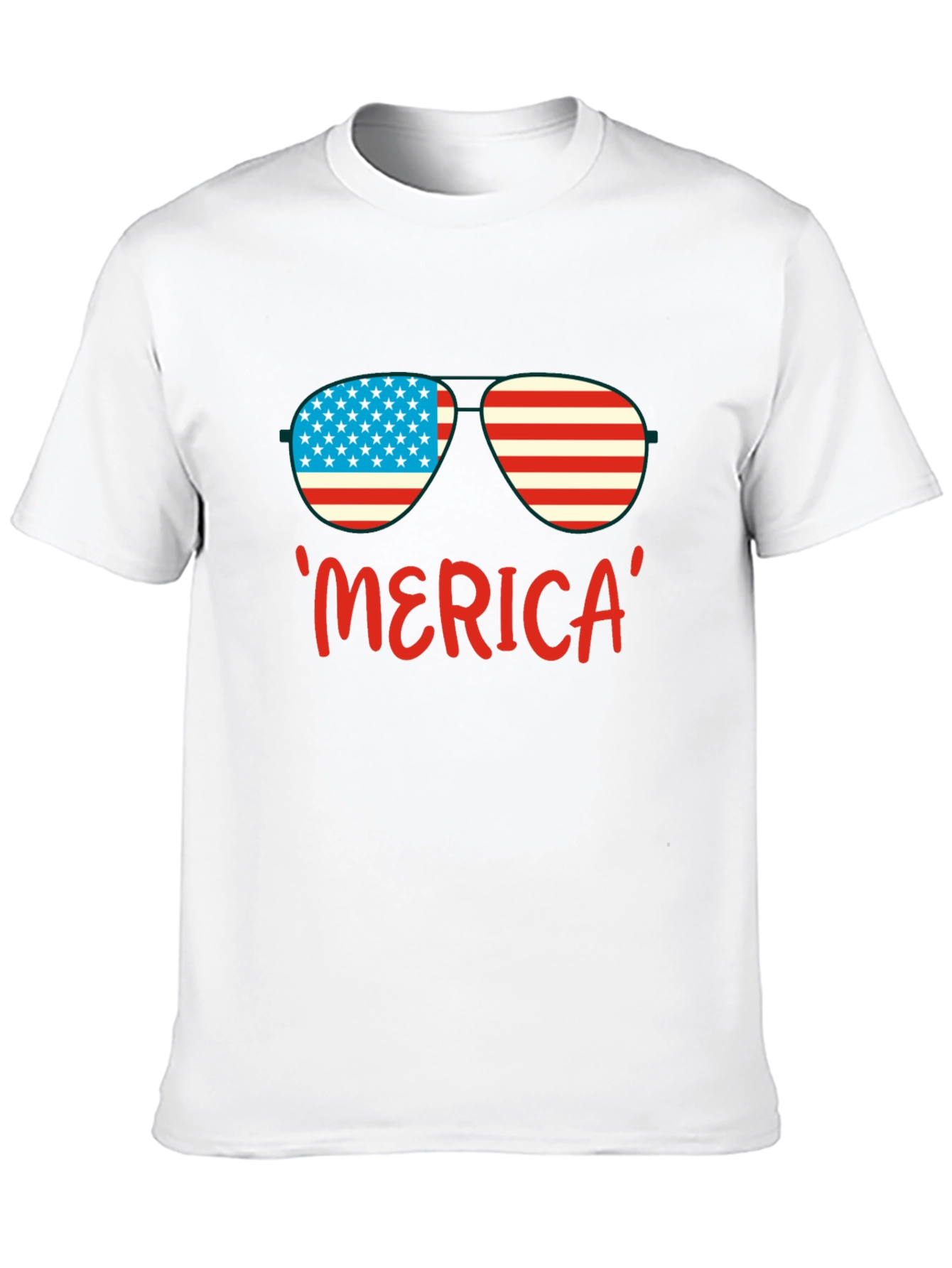 Patriotic Merica Sunglasses T-Shirt