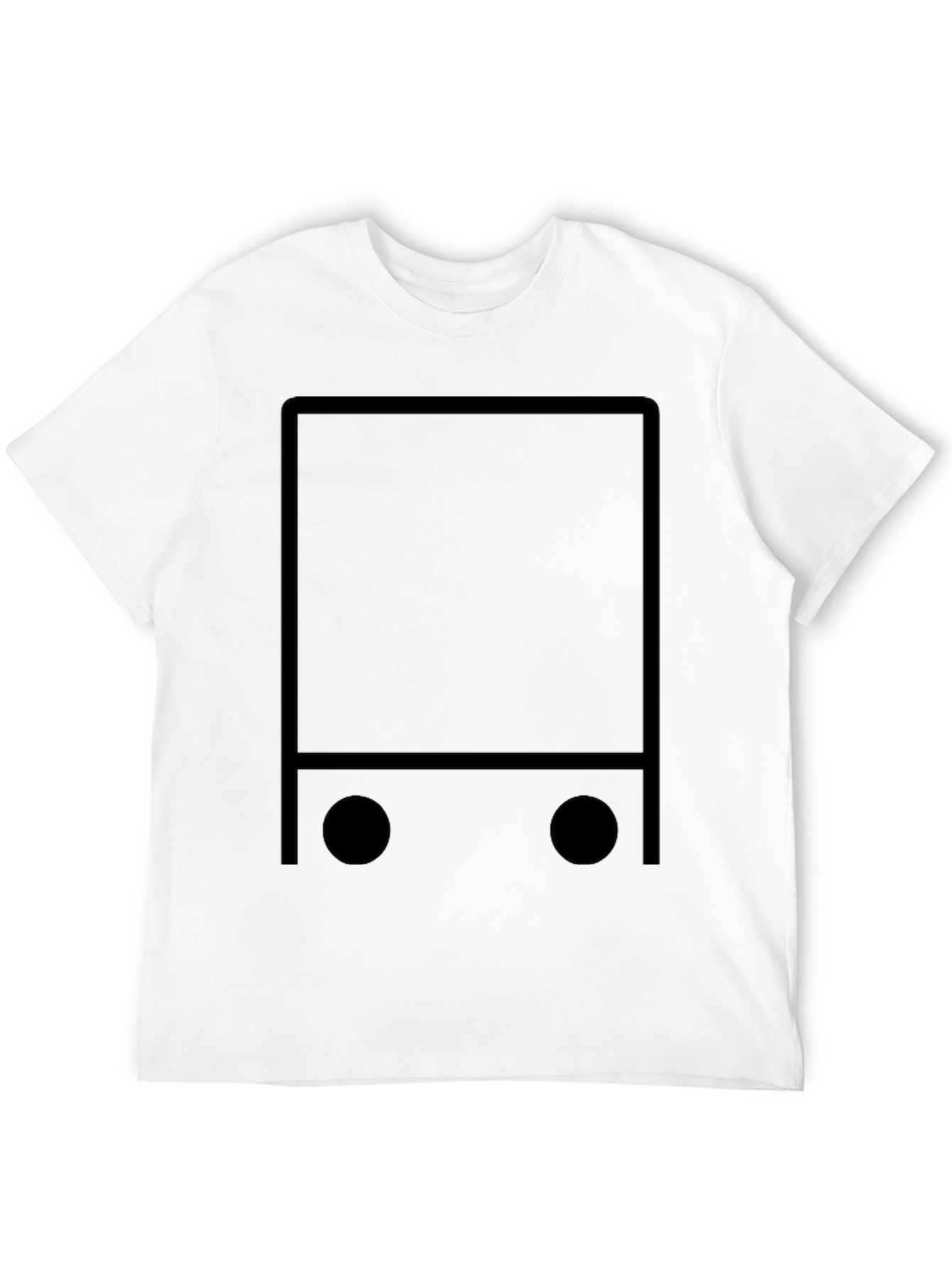 Modern Minimalist Graphic Tee - Black