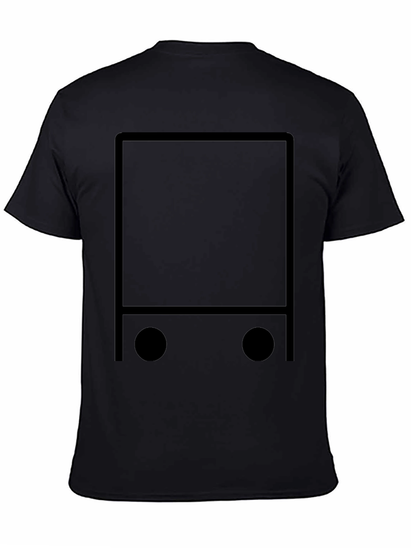 Modern Minimalist Graphic Tee - Black
