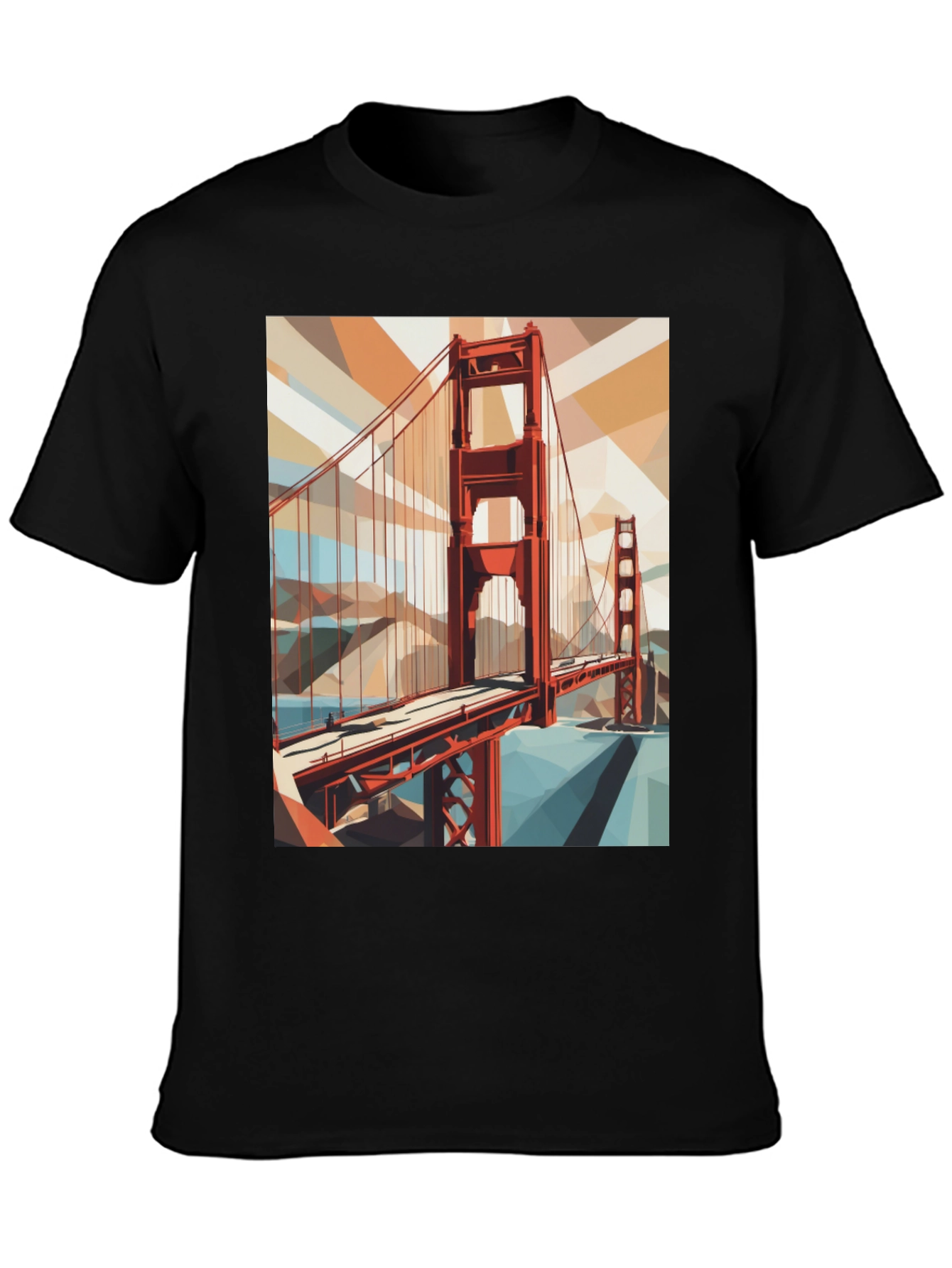 Golden Gate Bridge Graphic Tee - San Francisco Souvenir