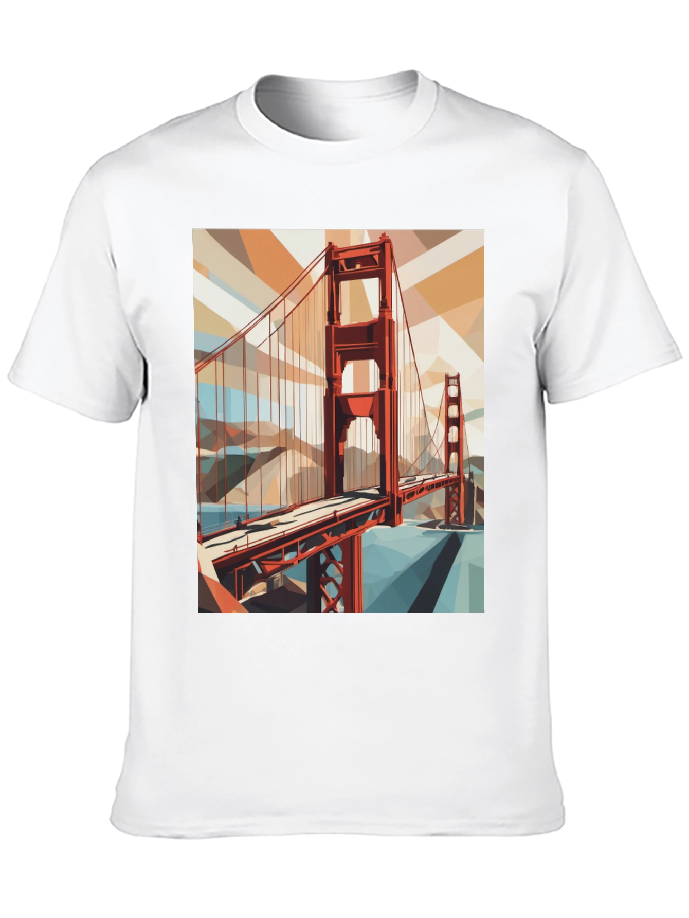 Golden Gate Bridge Graphic Tee - San Francisco Souvenir