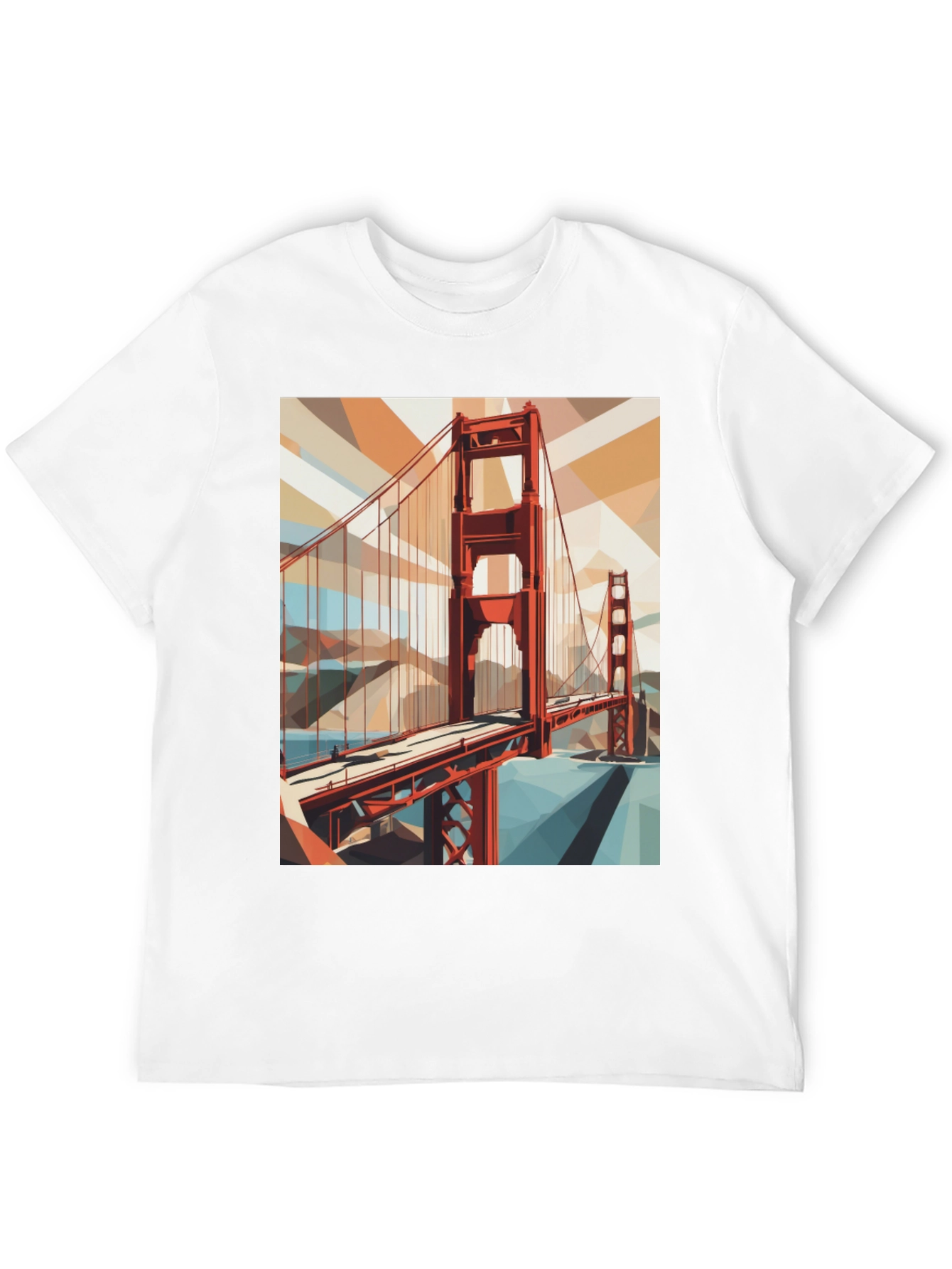 Golden Gate Bridge Graphic Tee - San Francisco Souvenir