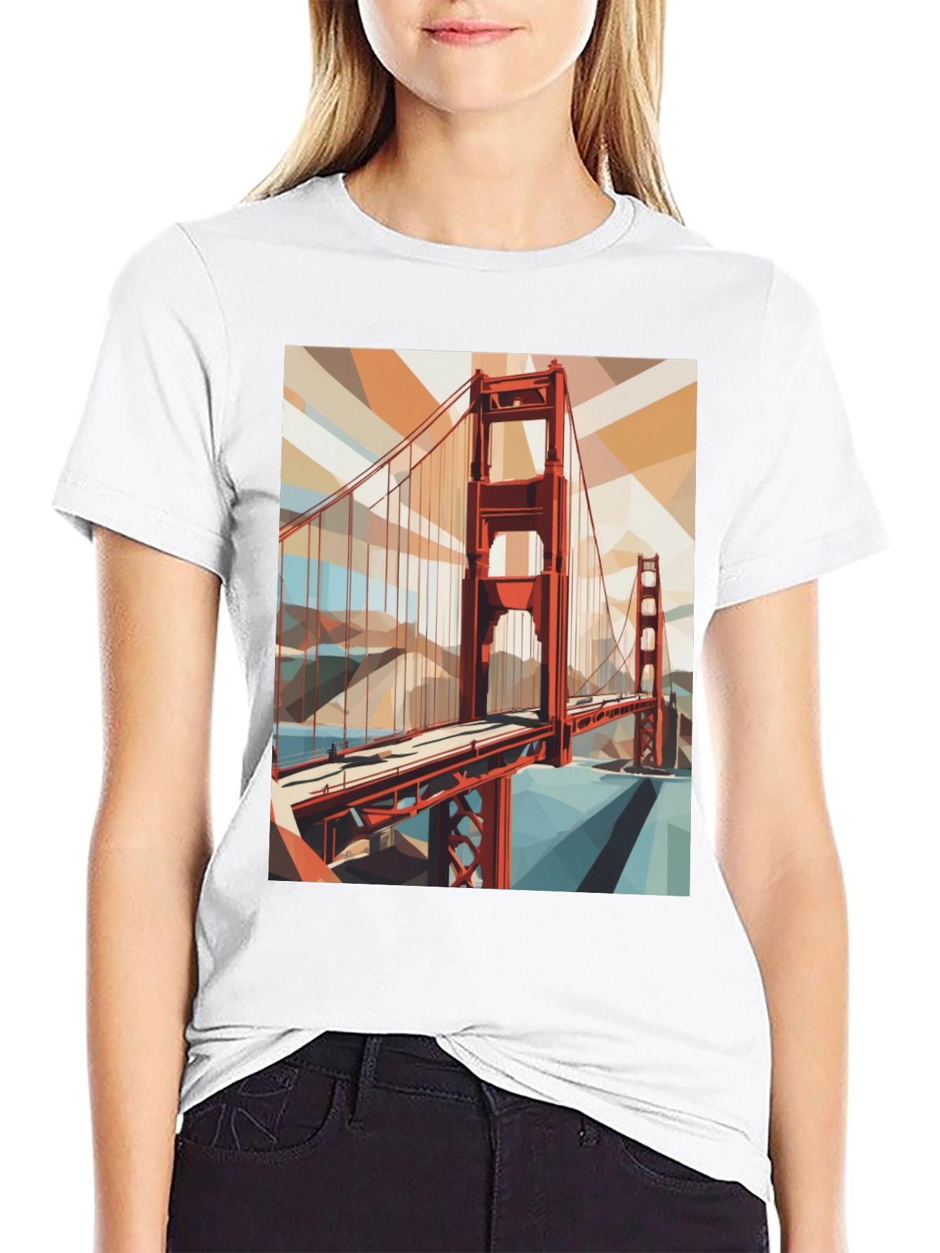Golden Gate Bridge Graphic Tee - San Francisco Souvenir