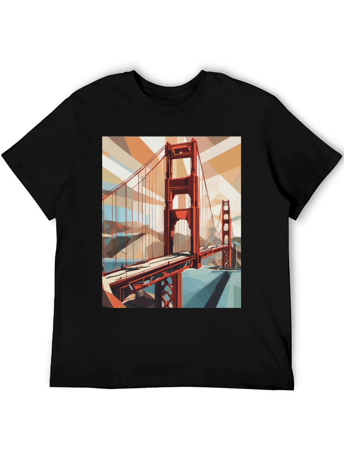 Golden Gate Bridge Graphic Tee - San Francisco Souvenir