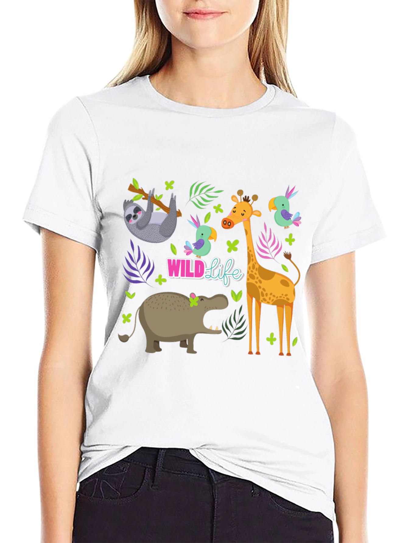 Wildlife Crew Neck T-Shirt
