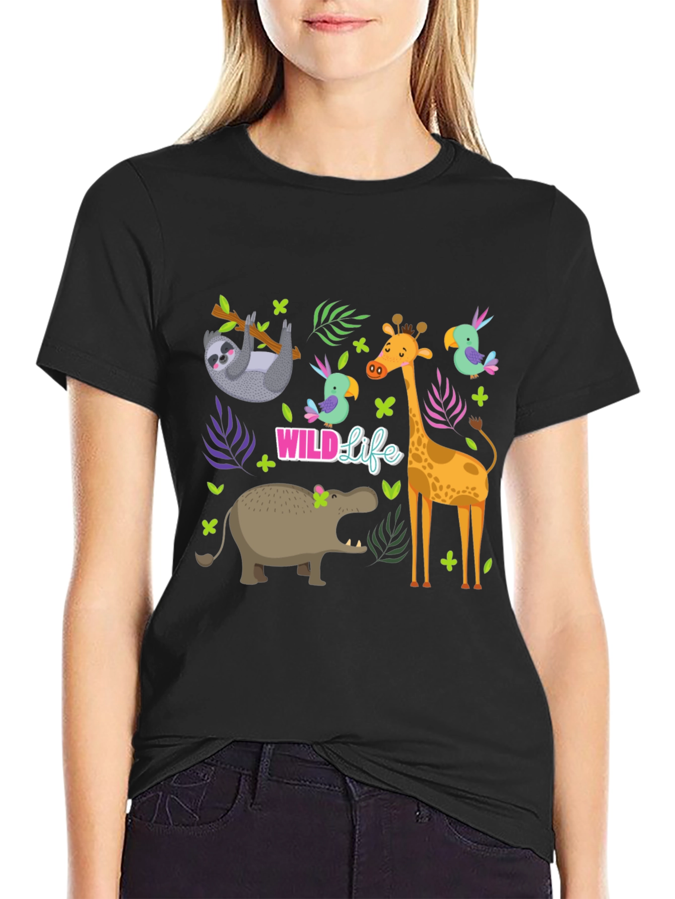 Wildlife Crew Neck T-Shirt