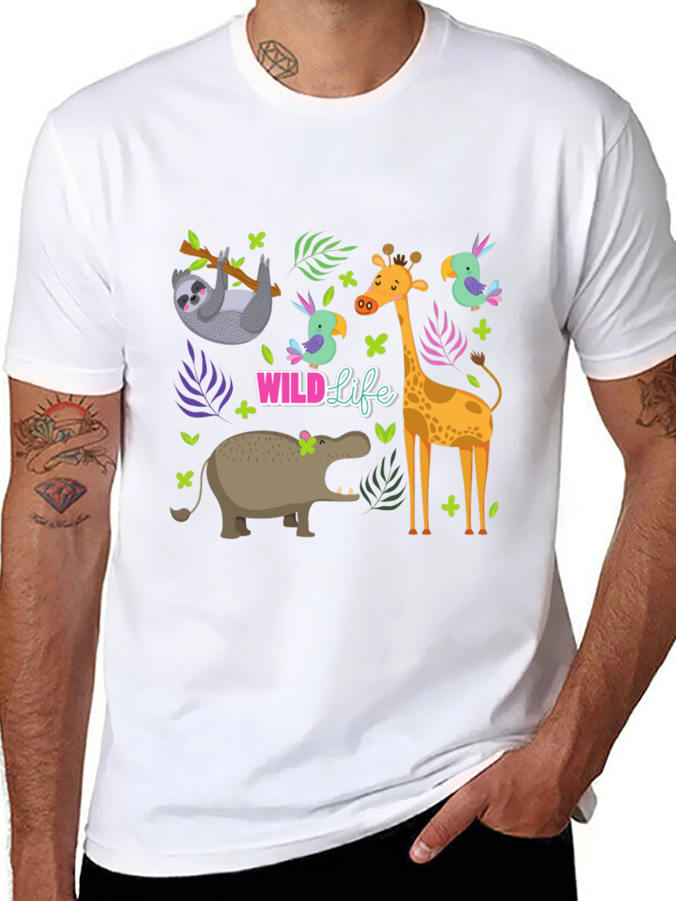 Wildlife Crew Neck T-Shirt