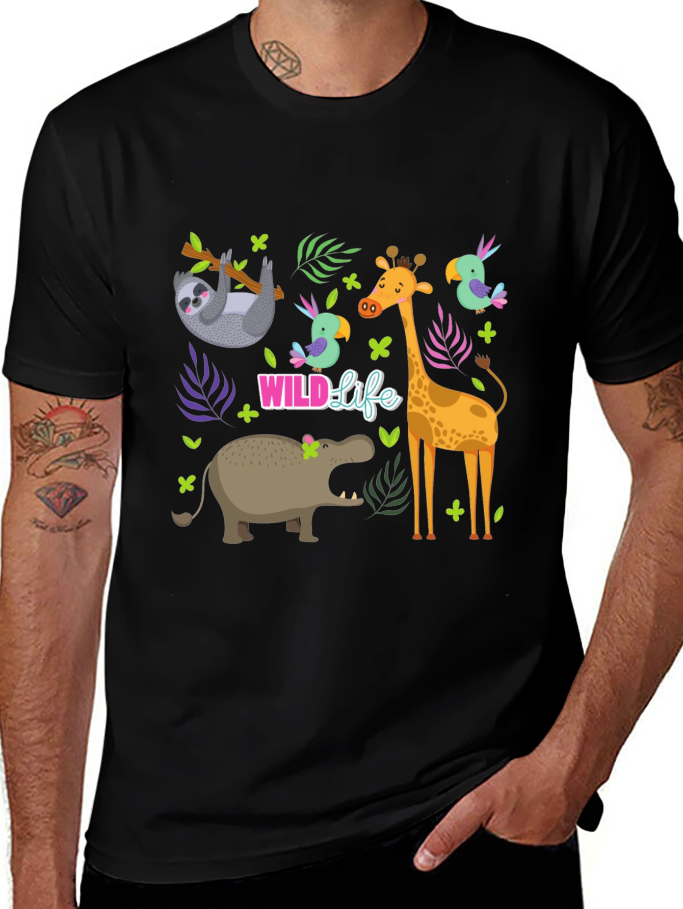 Wildlife Crew Neck T-Shirt