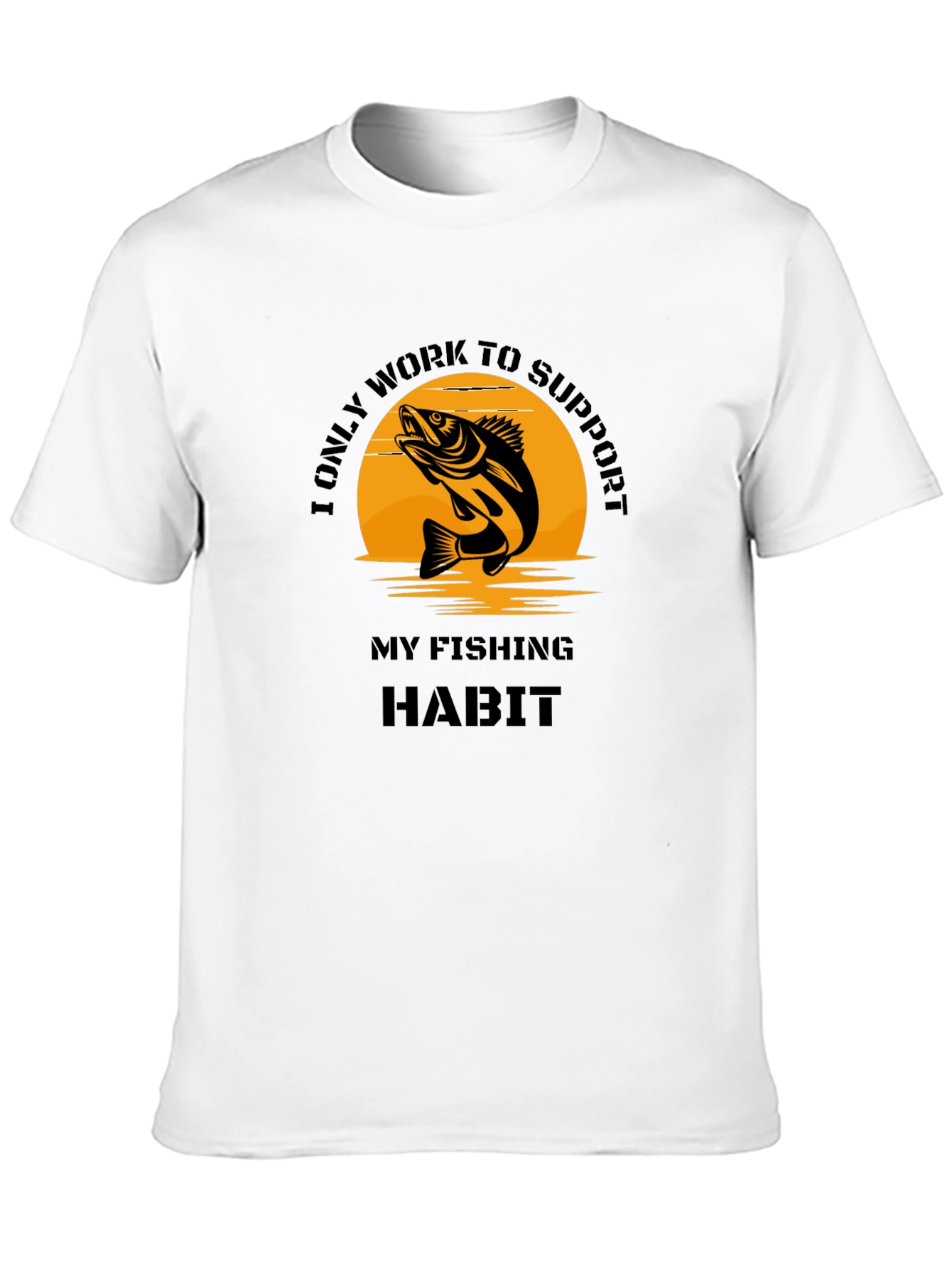 Fishing Habit T-Shirt - Novelty Graphic Tee