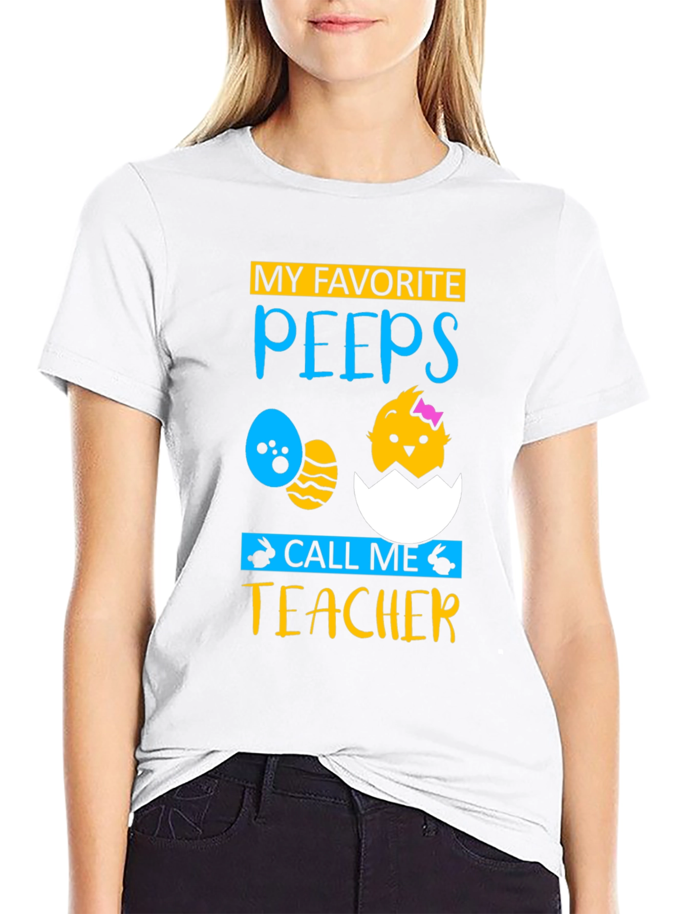 My Favorite Peeps Teacher Easter T-Shirt