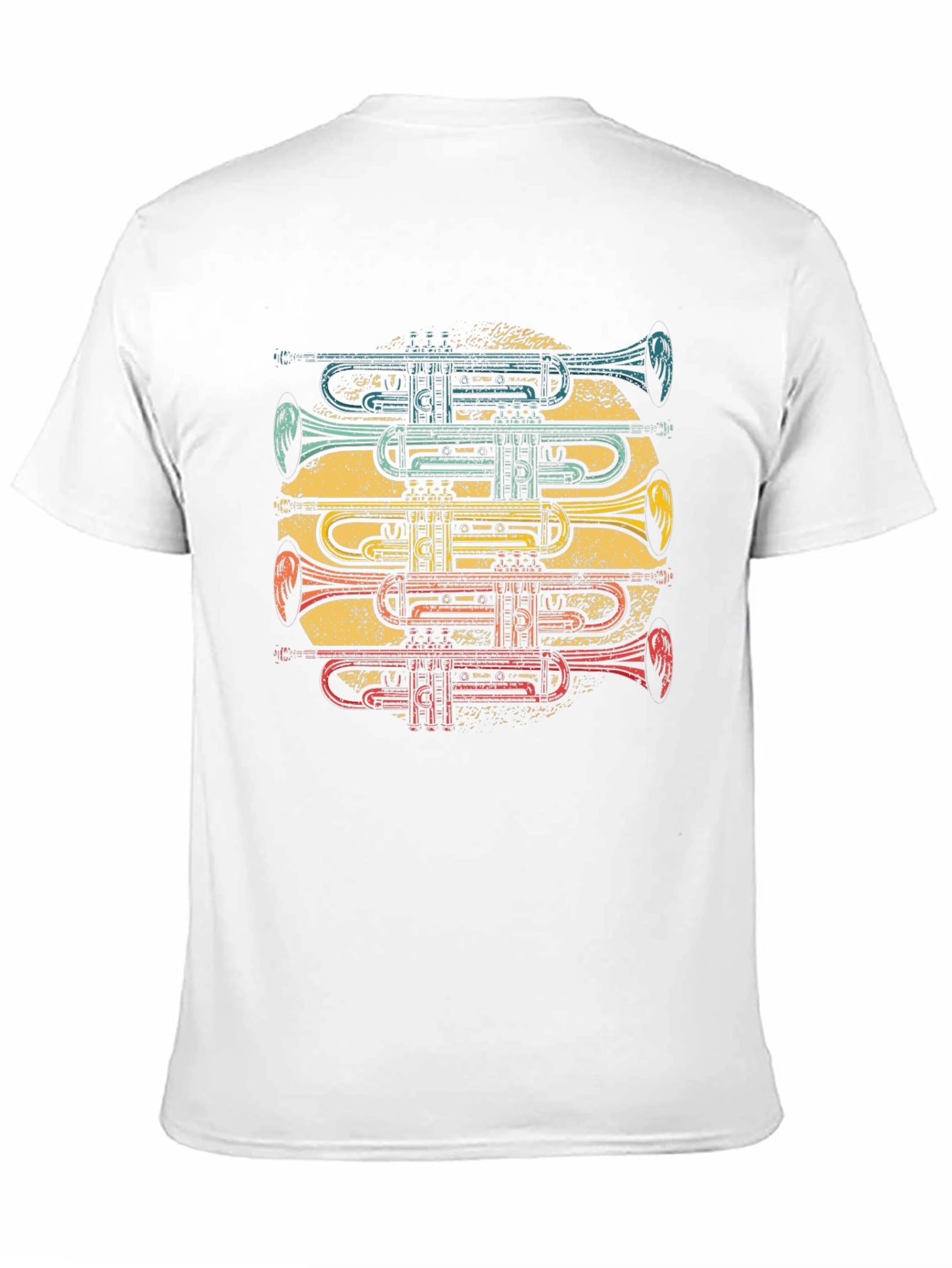 Trumpet Stack Graphic T-Shirt