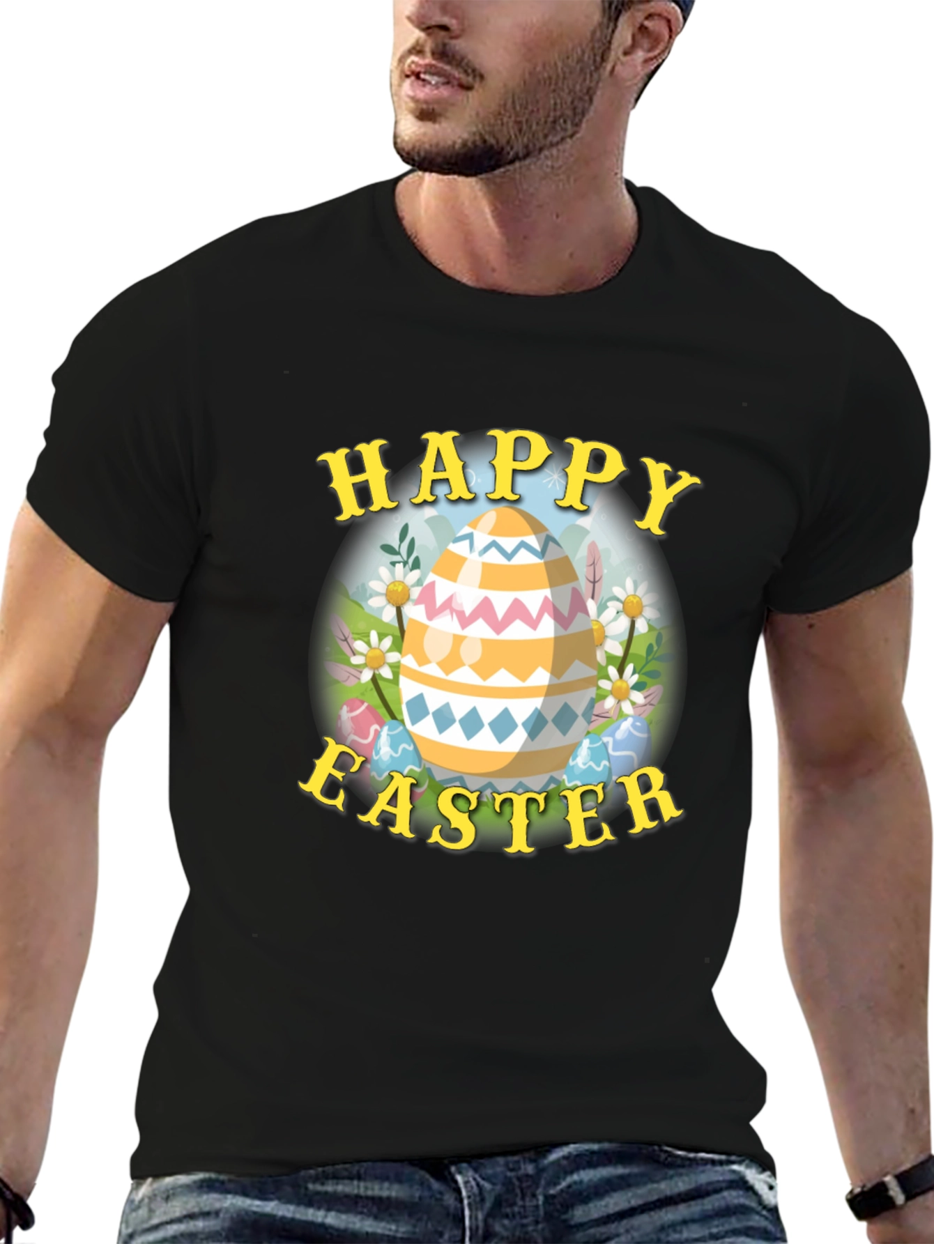 Happy Easter Egg Graphic Tee