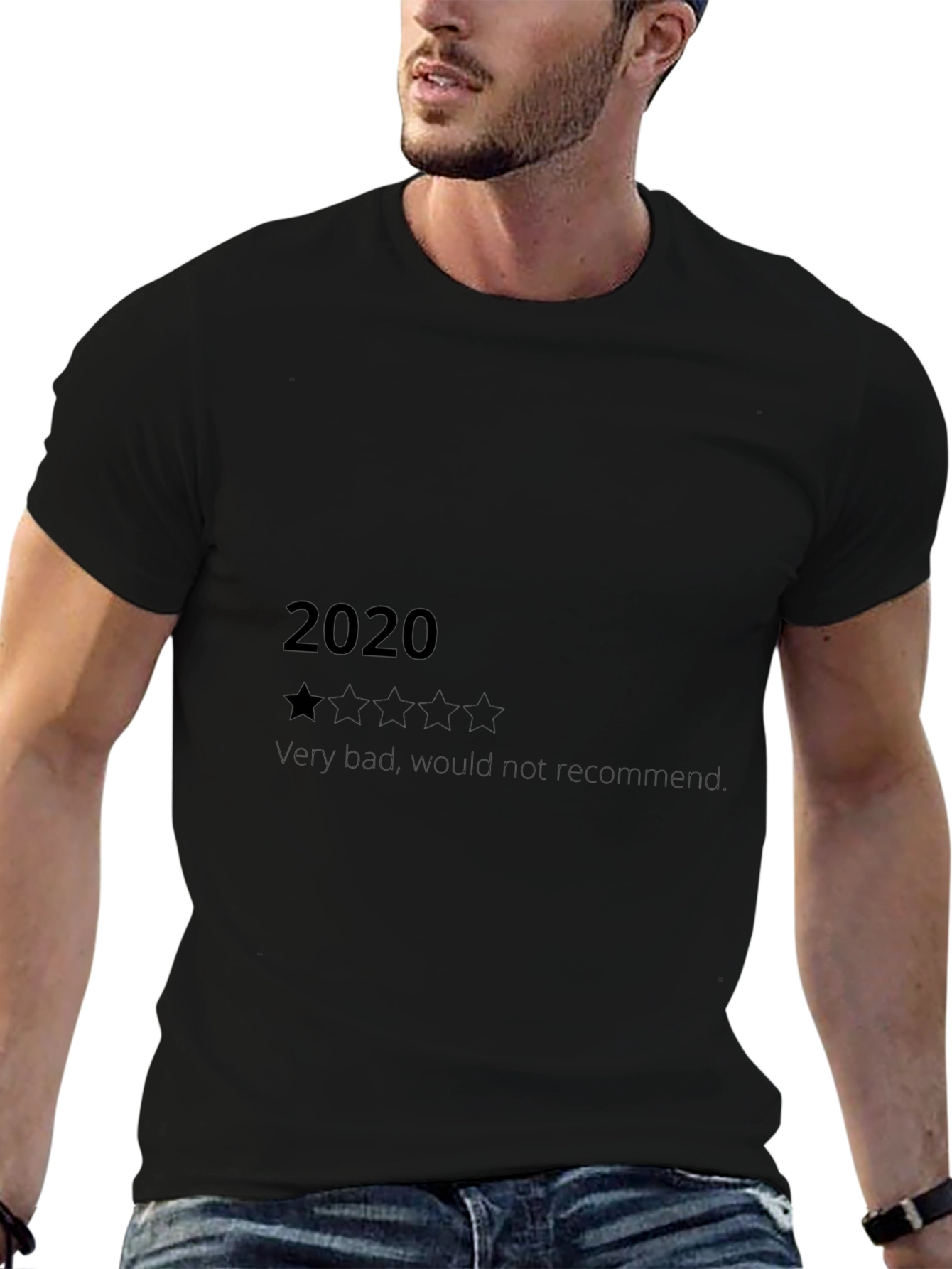 2020 Star Graphic Black T-Shirt