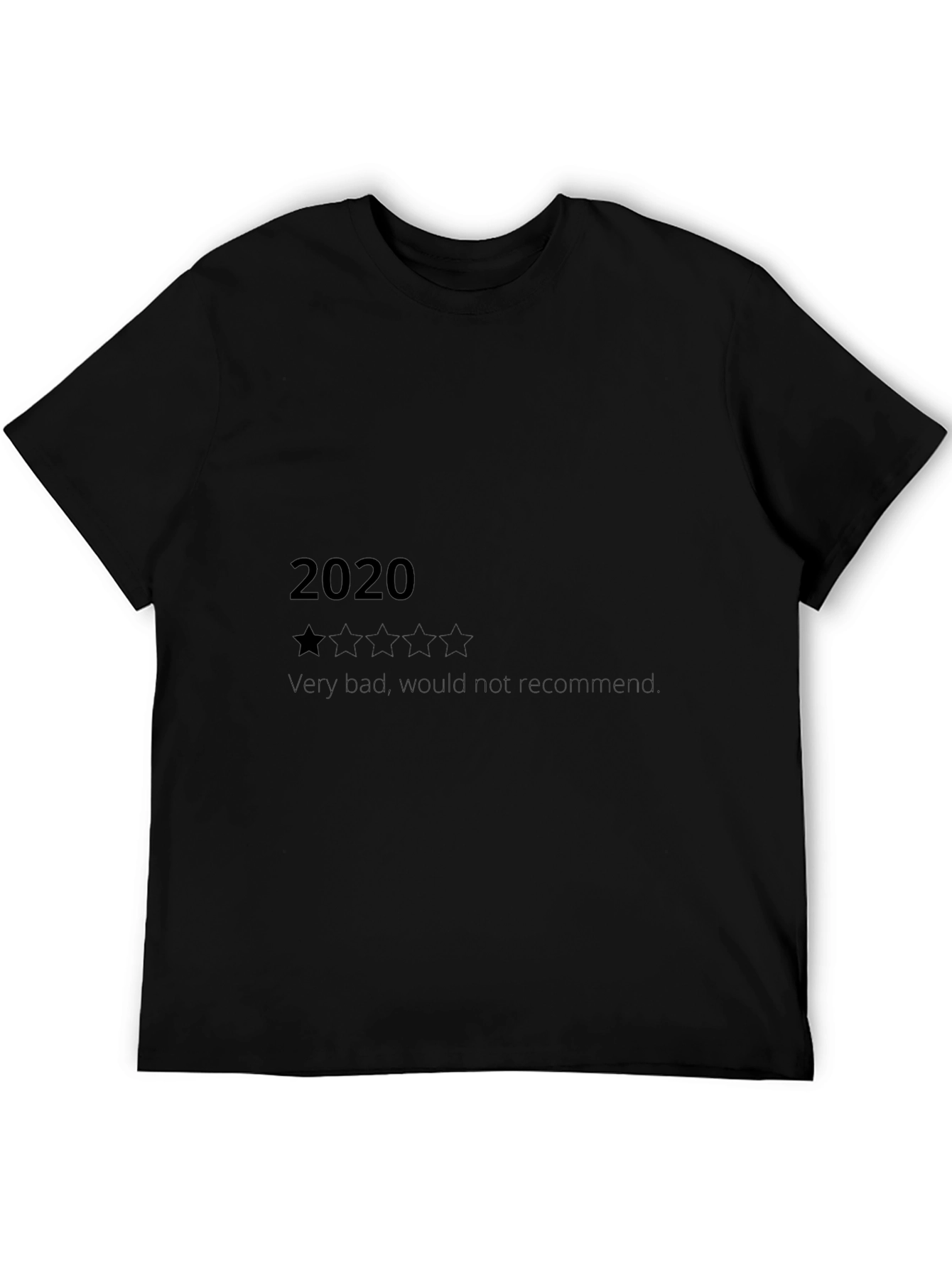 2020 Star Graphic Black T-Shirt