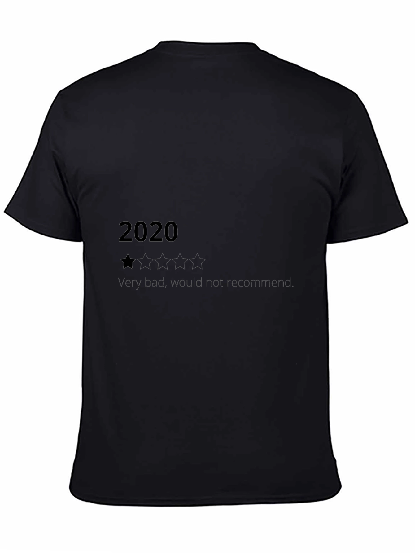 2020 Star Graphic Black T-Shirt