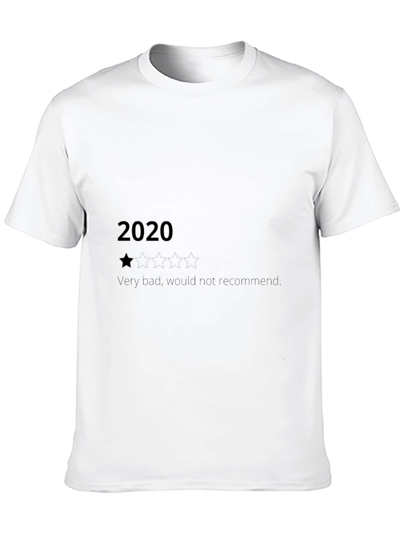2020 Star Graphic Black T-Shirt