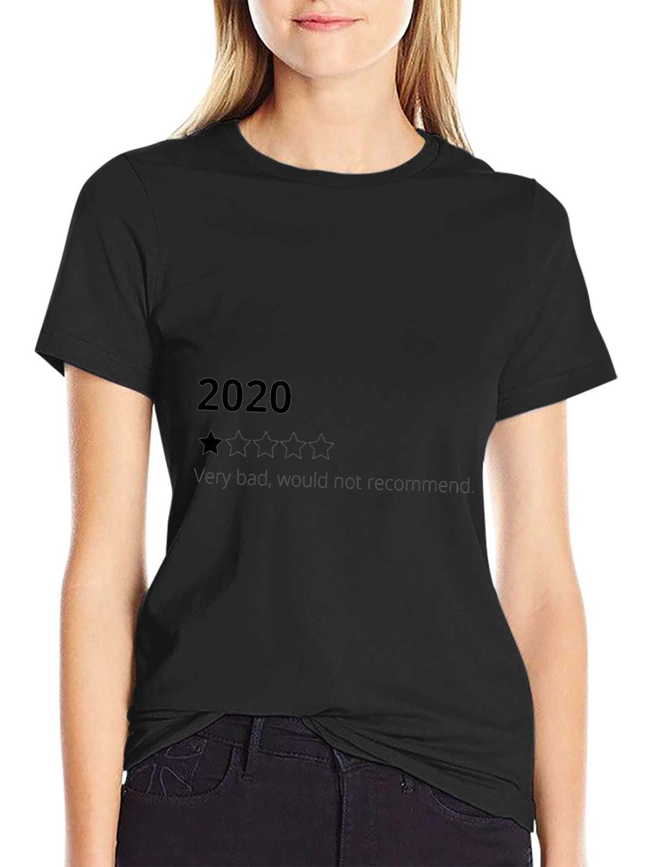 2020 Star Graphic Black T-Shirt