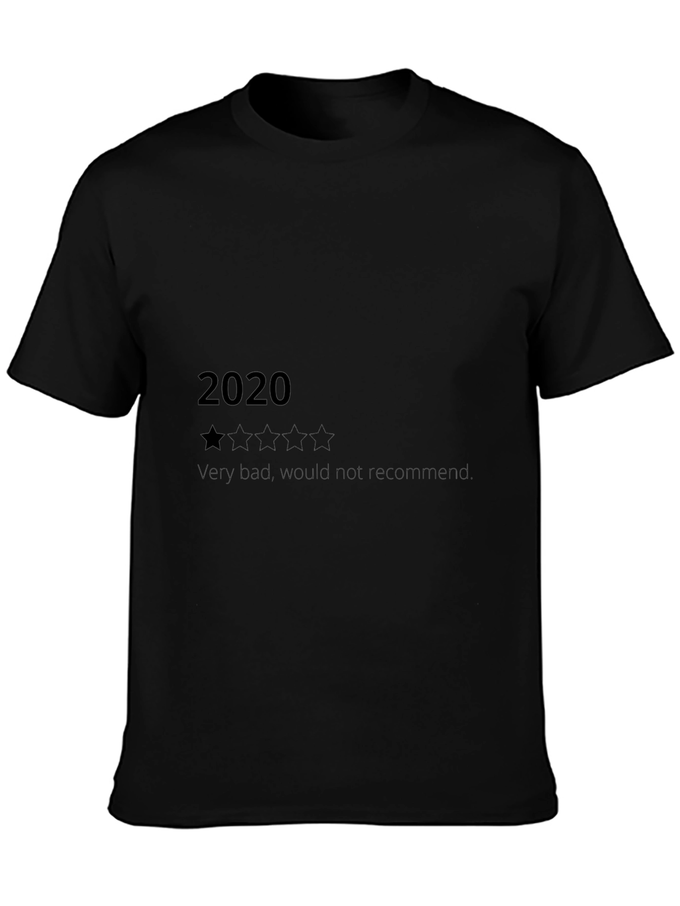 2020 Star Graphic Black T-Shirt