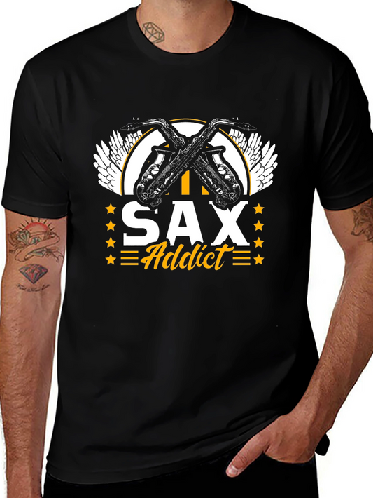 Sax Addict Graphic T-Shirt