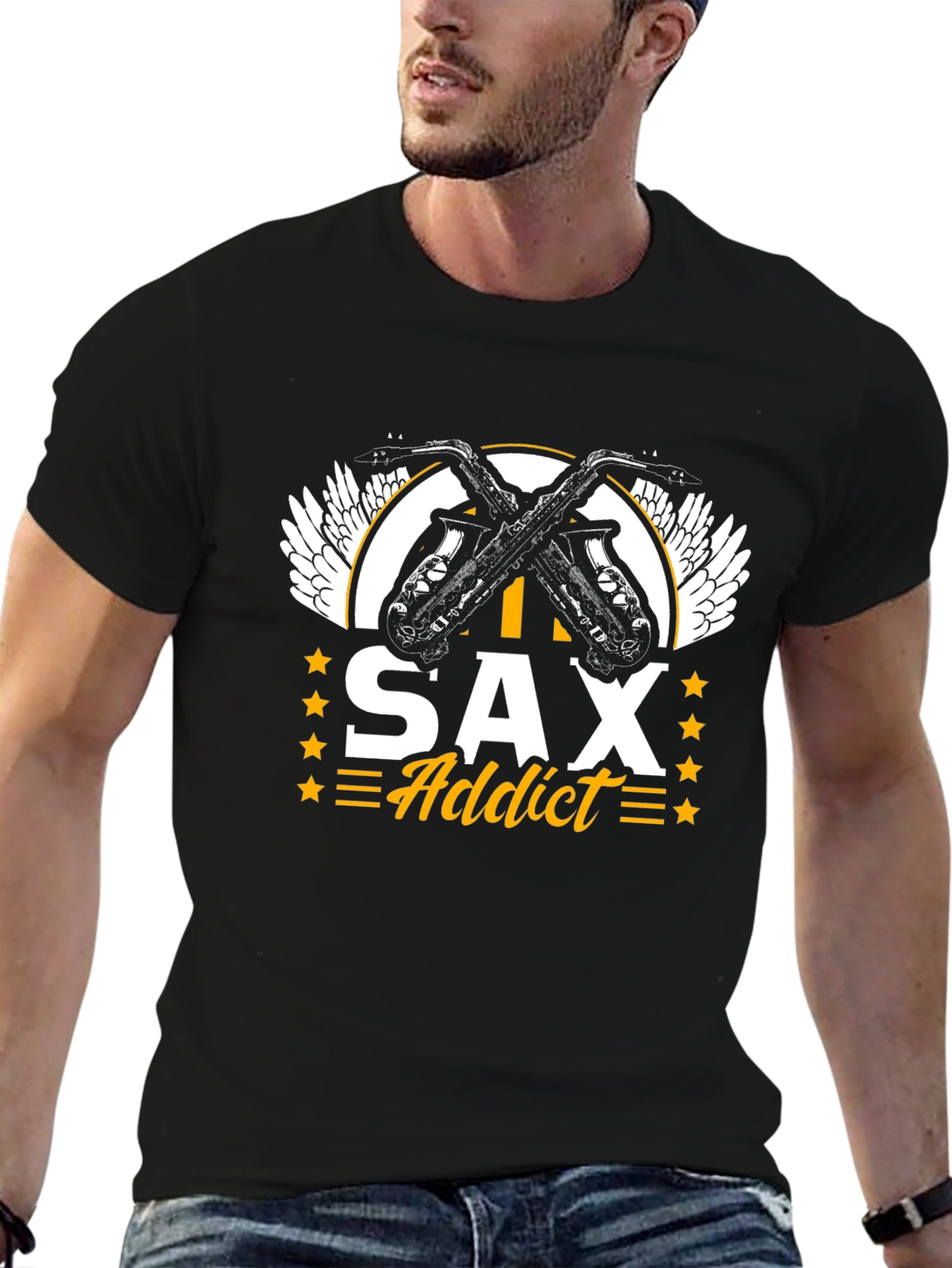 Sax Addict Graphic T-Shirt