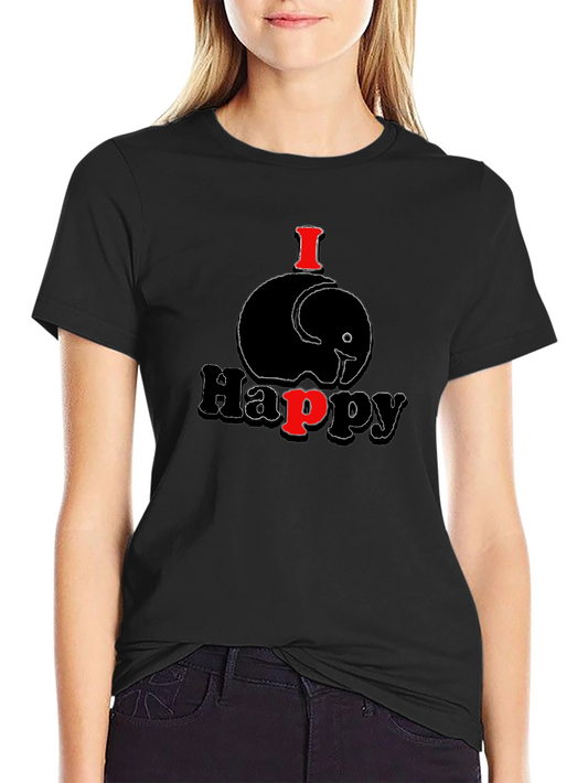 I Elephant Happy Mens T-Shirt