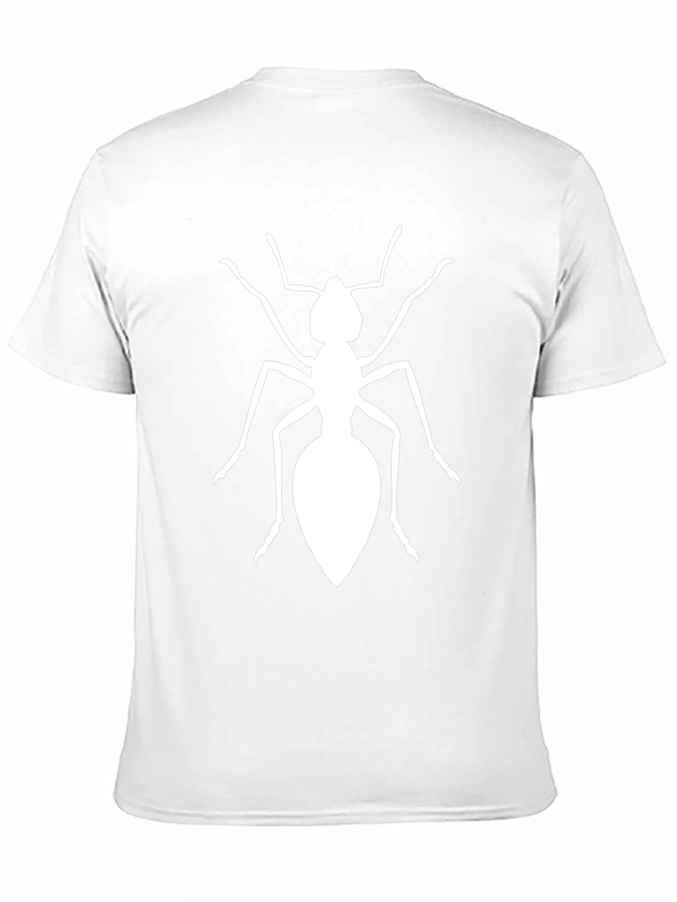 Ant Graphic Tee - Black Cotton Casual