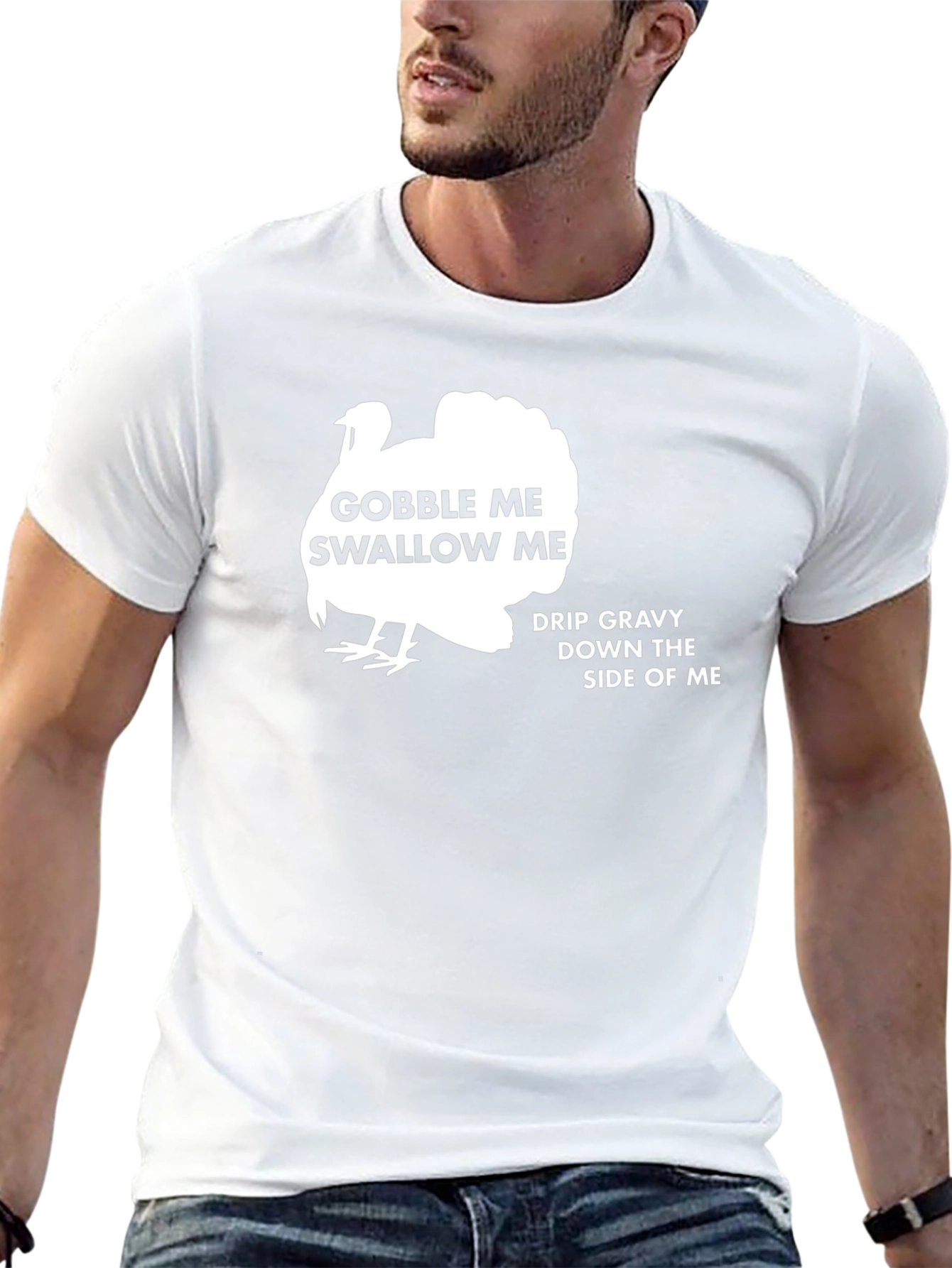 Gobble Me Thanksgiving T-Shirt - Black