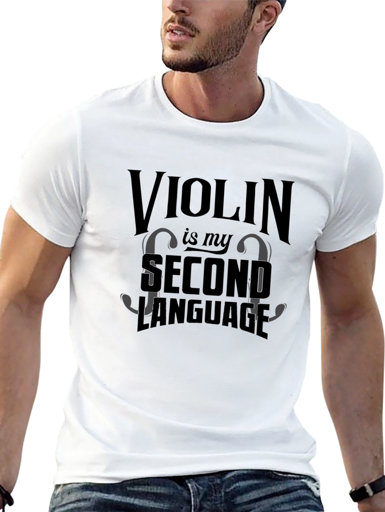 Violin is My Second Language - Musician T-Shirt