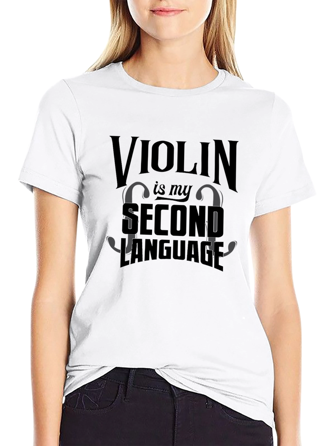 Violin is My Second Language - Musician T-Shirt