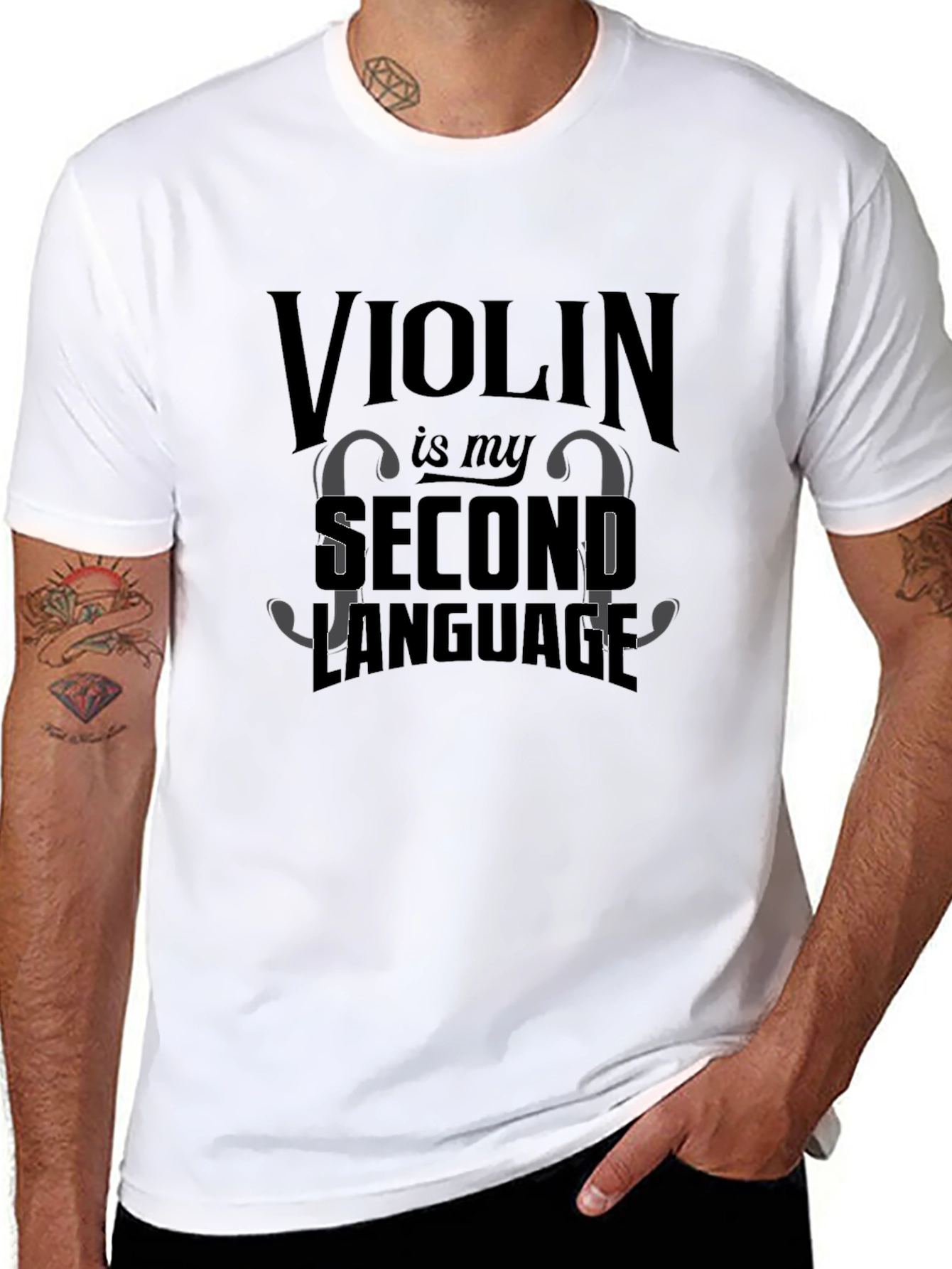 Violin is My Second Language - Musician T-Shirt