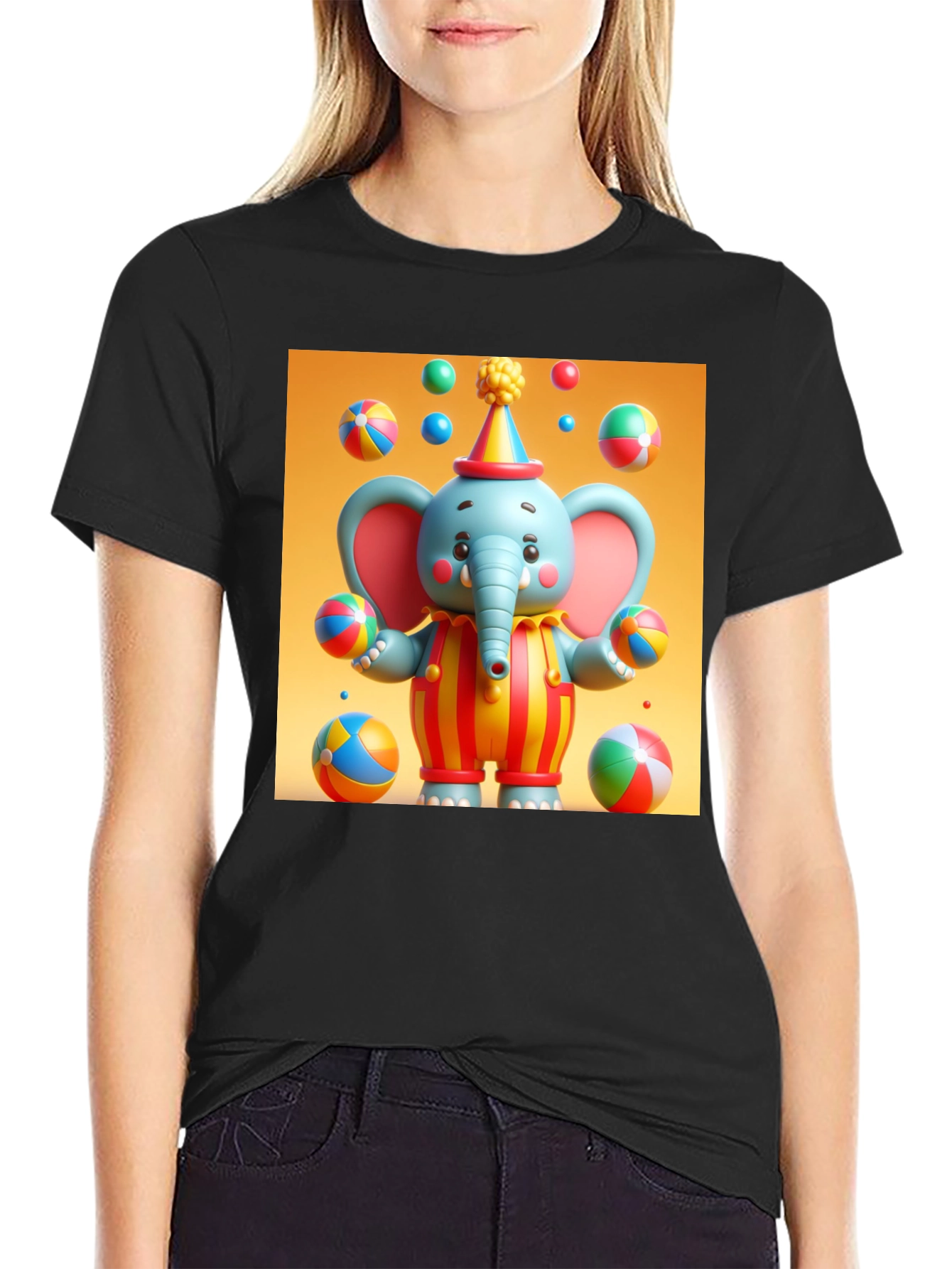 Clown Elephant T-Shirt