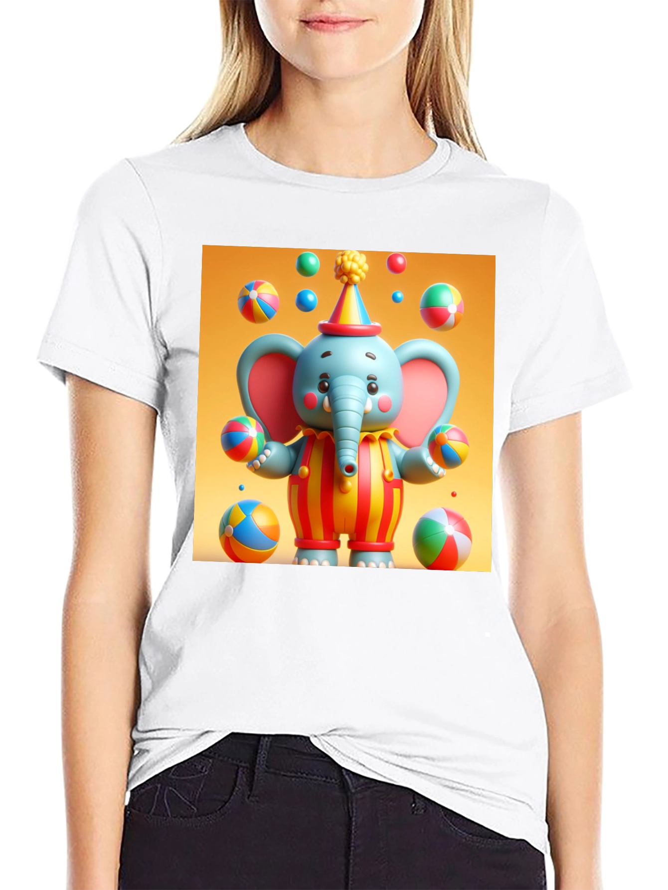 Clown Elephant T-Shirt