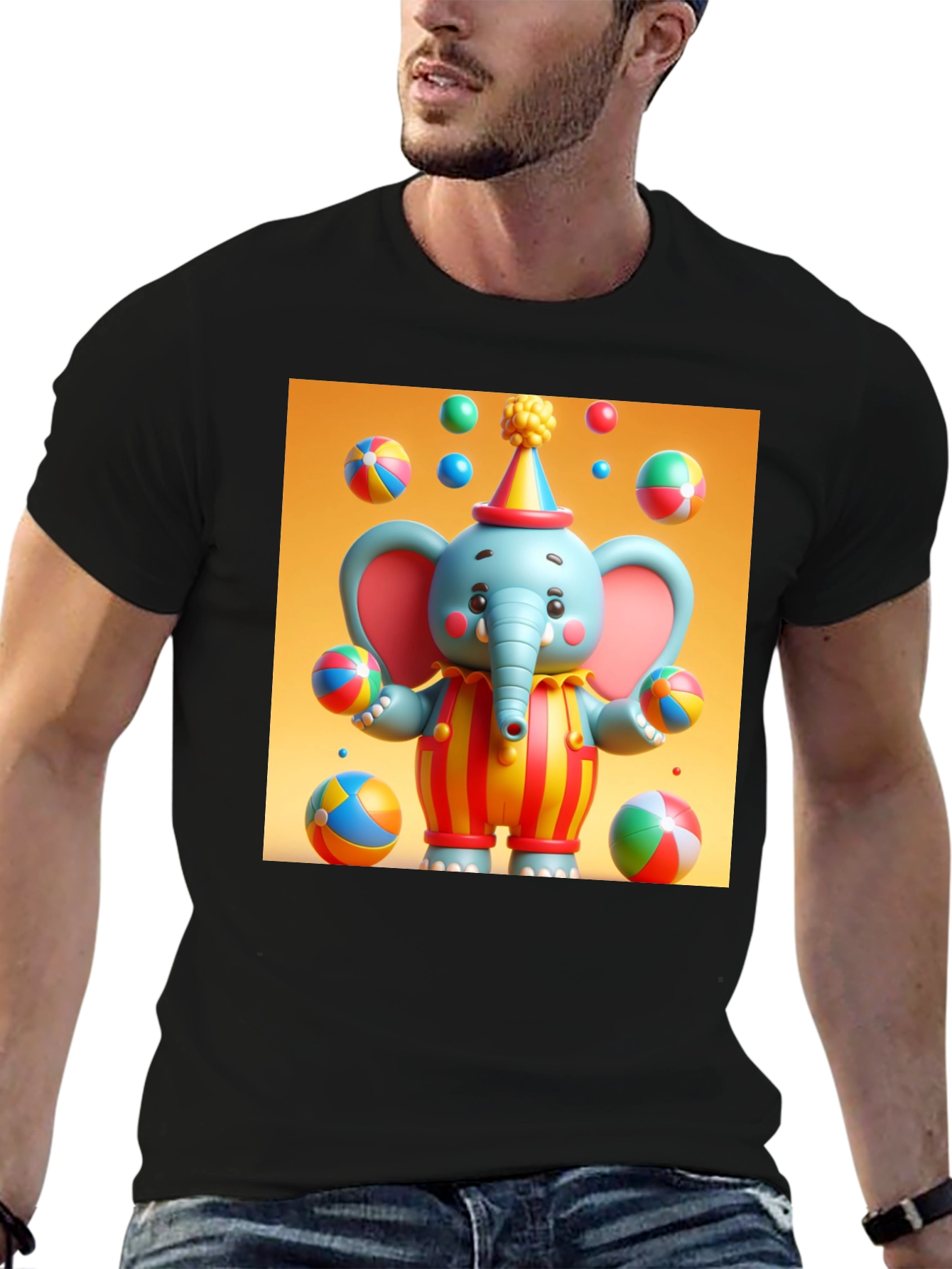Clown Elephant T-Shirt