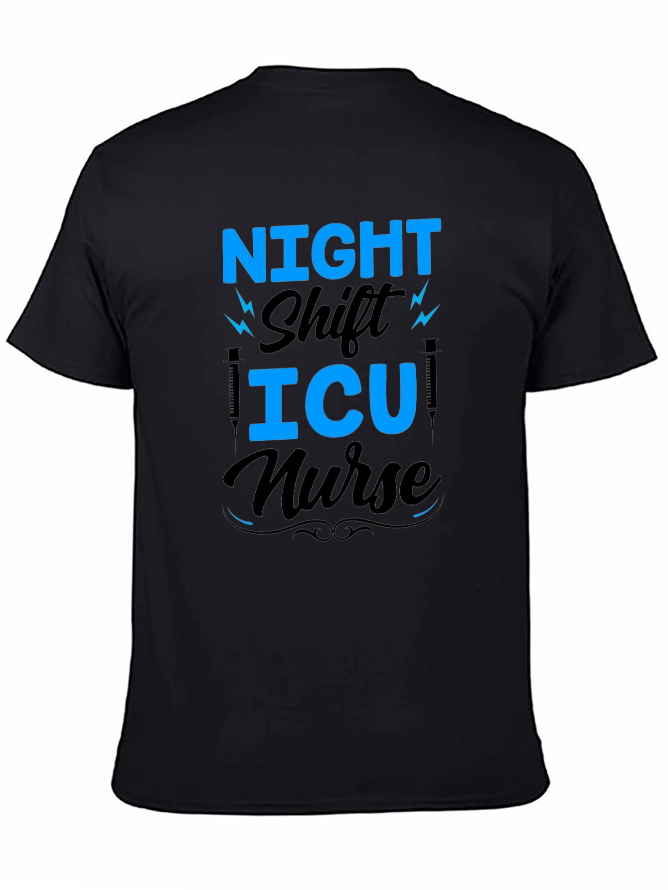 Night Shift ICU Nurse Graphic Tee