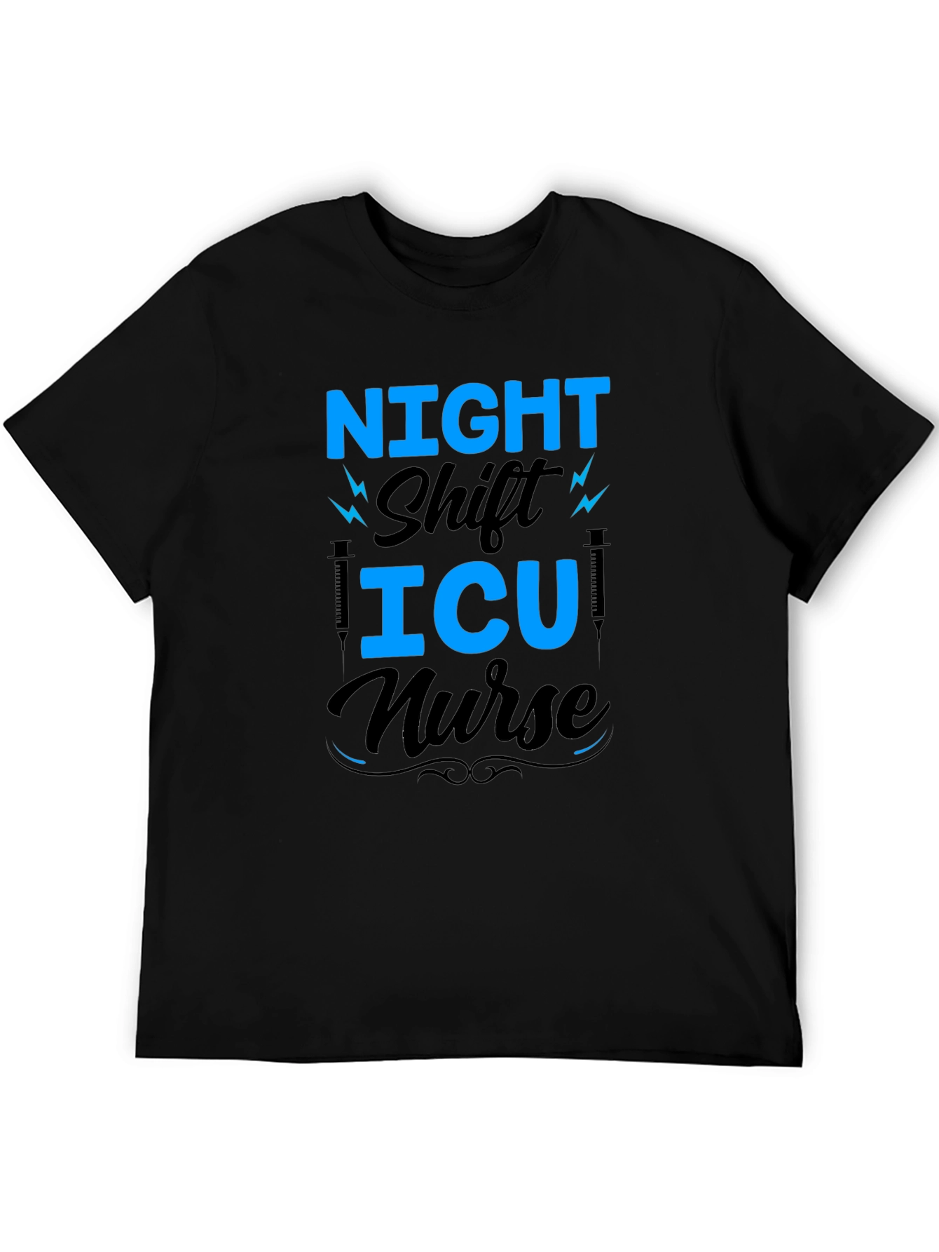 Night Shift ICU Nurse Graphic Tee