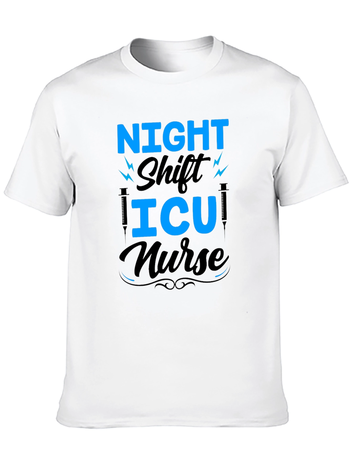 Night Shift ICU Nurse Graphic Tee