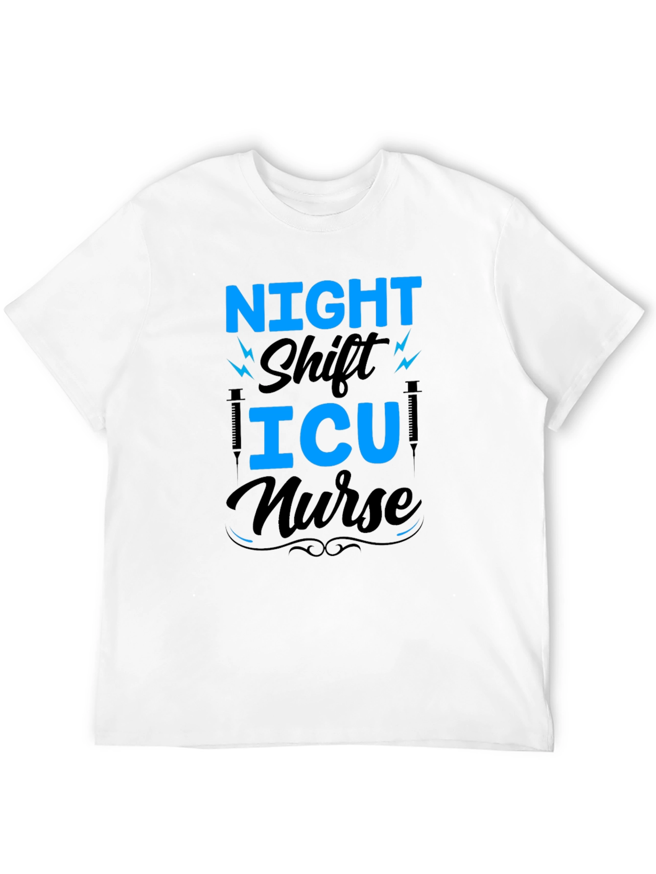 Night Shift ICU Nurse Graphic Tee