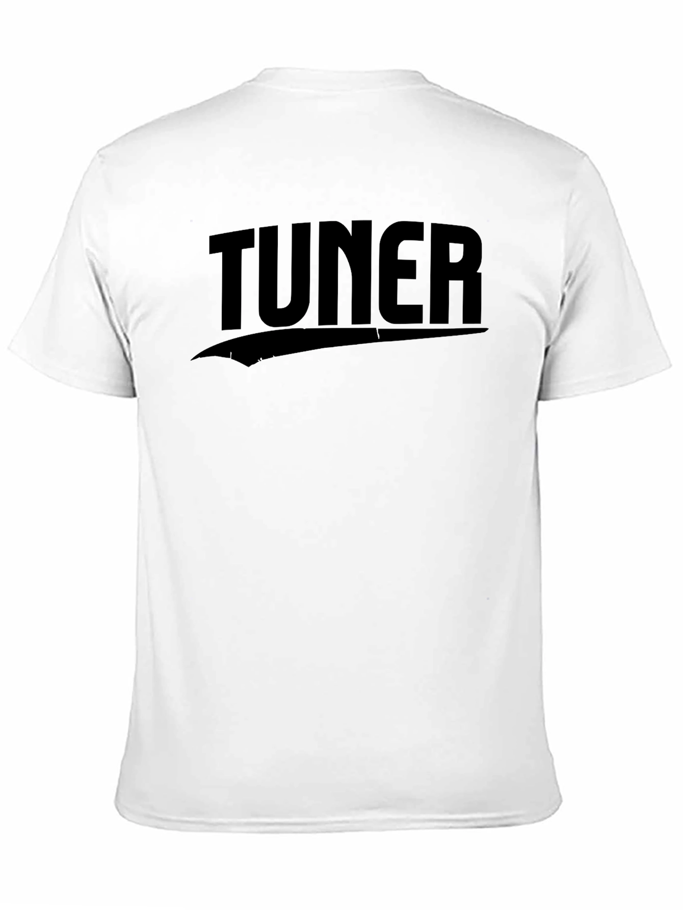 Tuner Graphic Tee - Black Cotton Blend T-Shirt