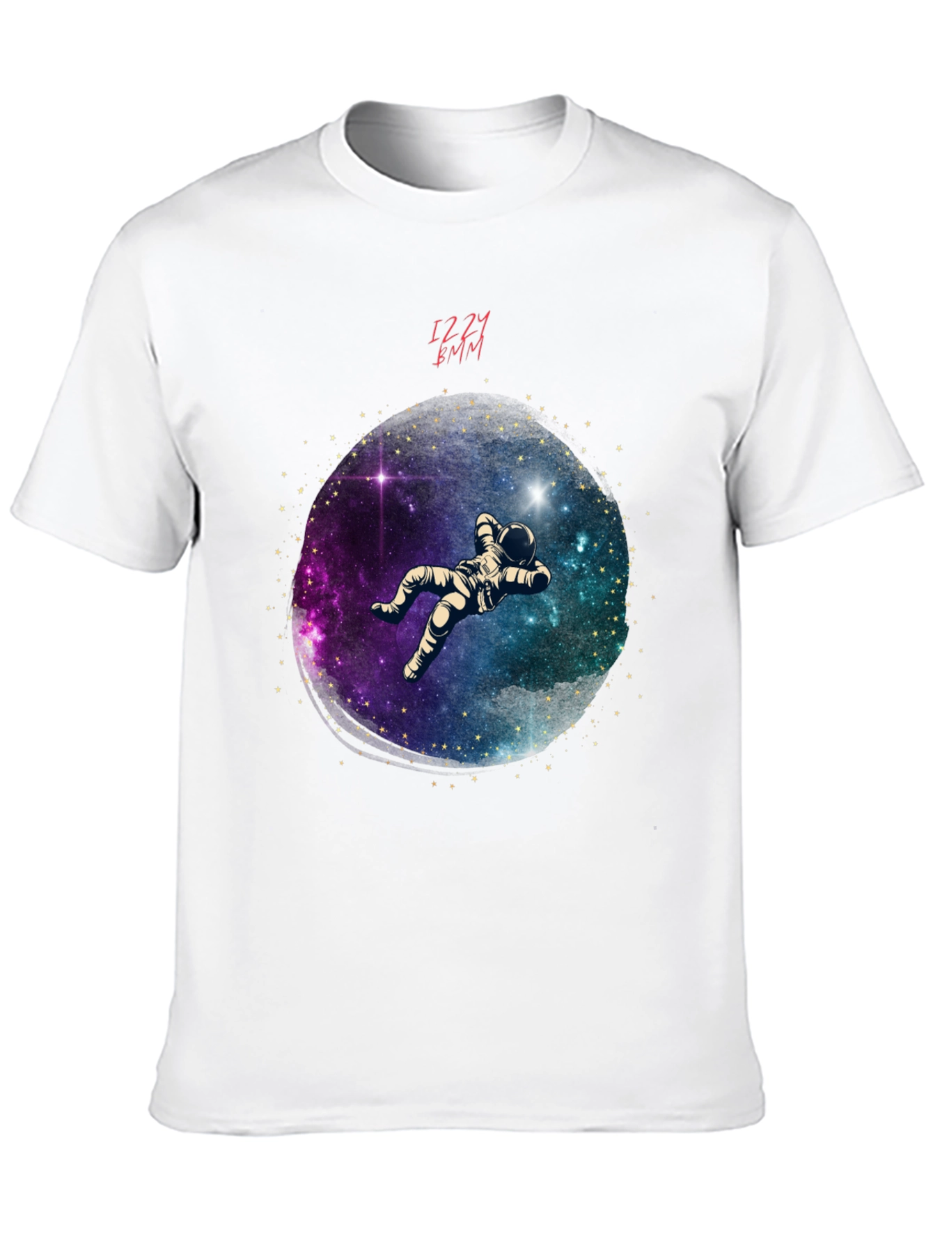 Astronaut Galaxy Graphic Tee - Black