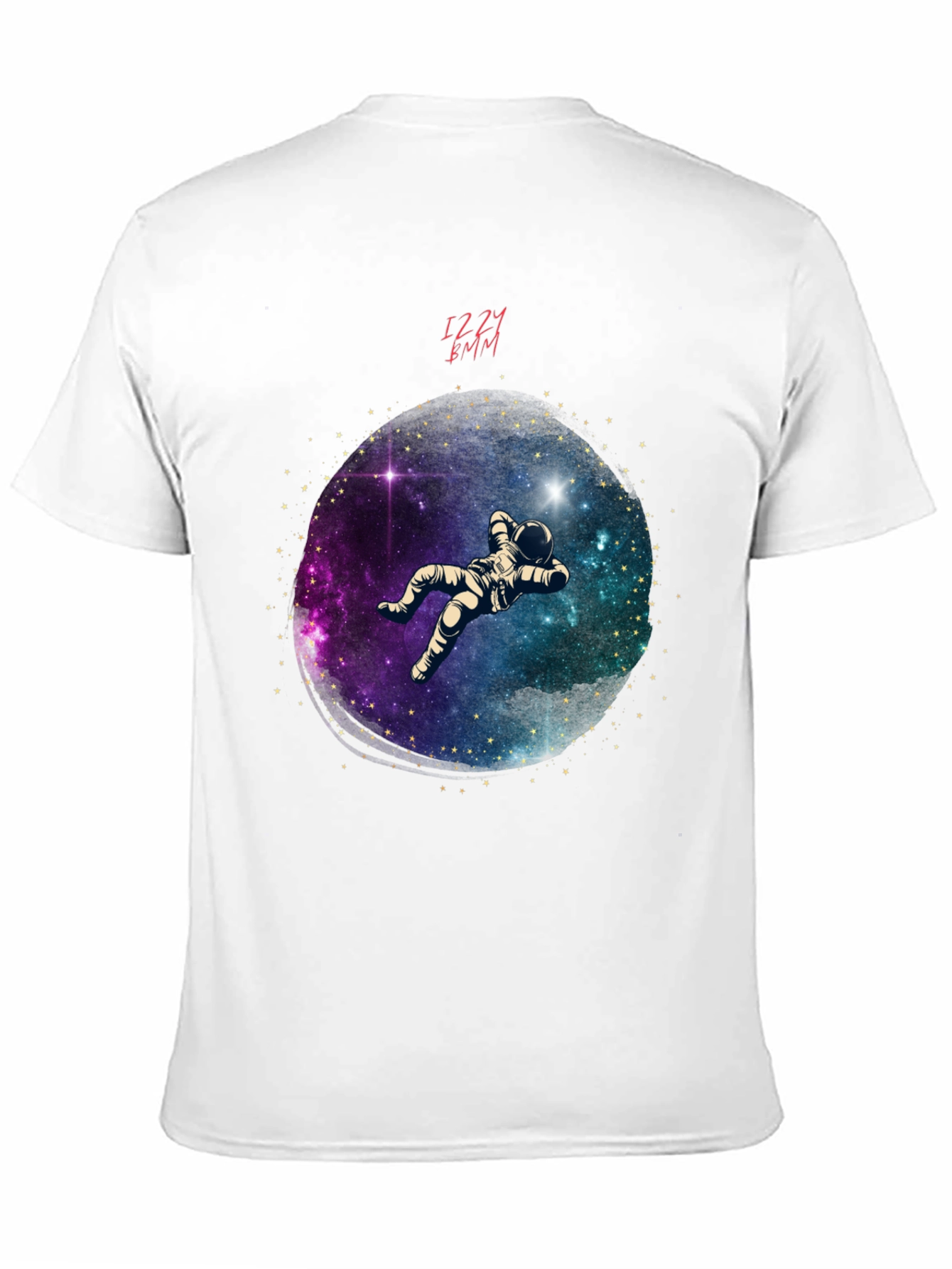 Astronaut Galaxy Graphic Tee - Black