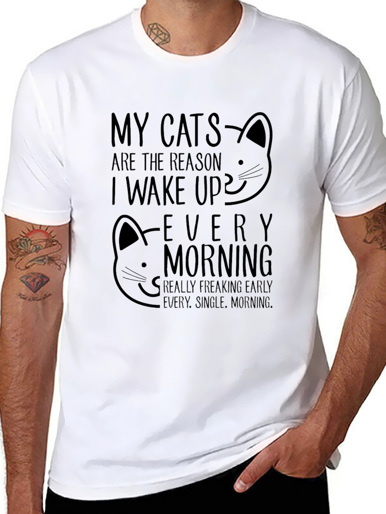 My Cats Reason Wake Up T-Shirt