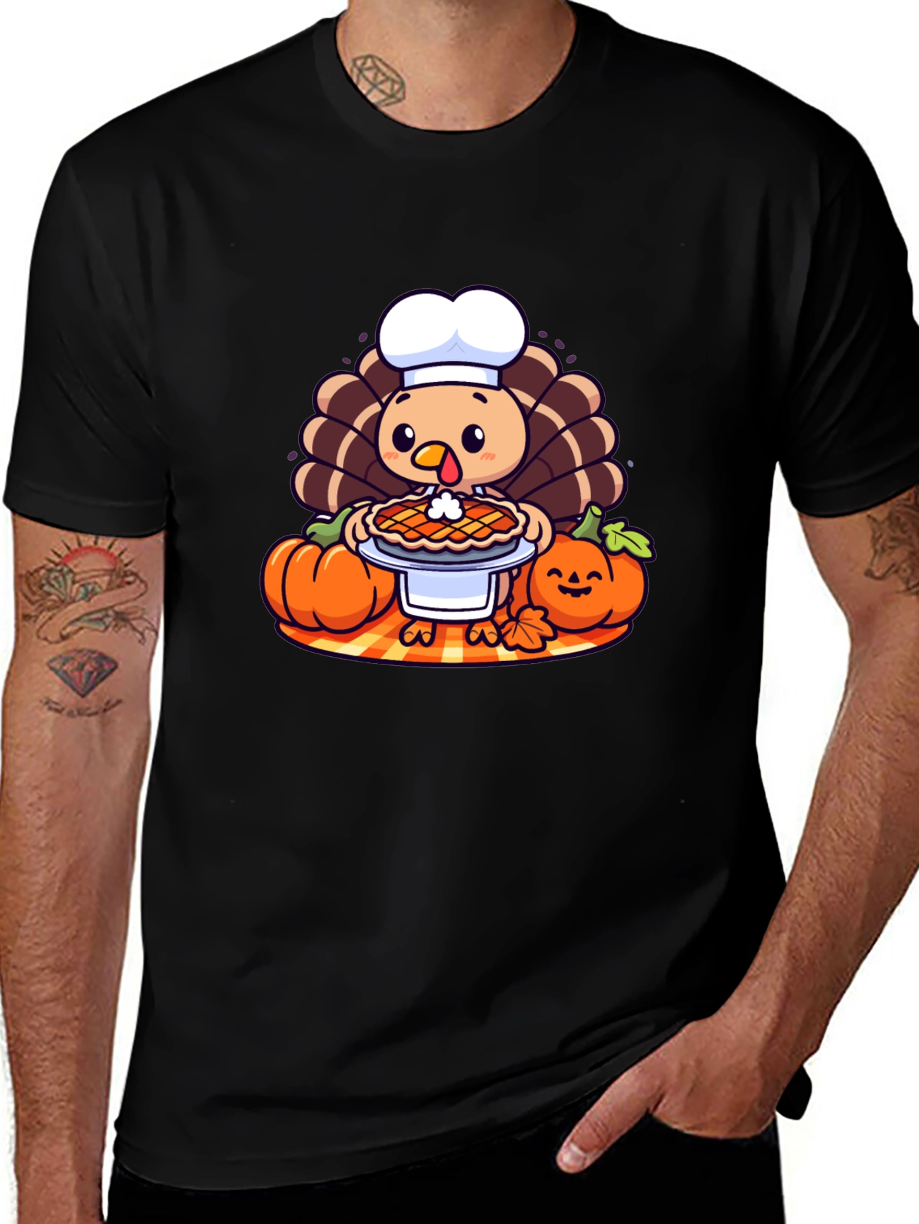 Thanksgiving Turkey Chef T-Shirt