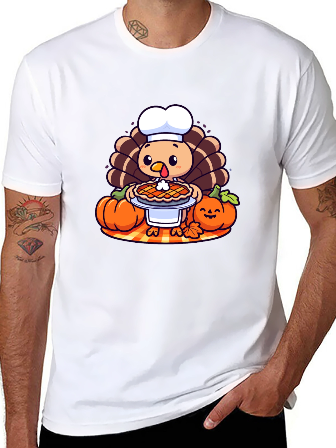 Thanksgiving Turkey Chef T-Shirt