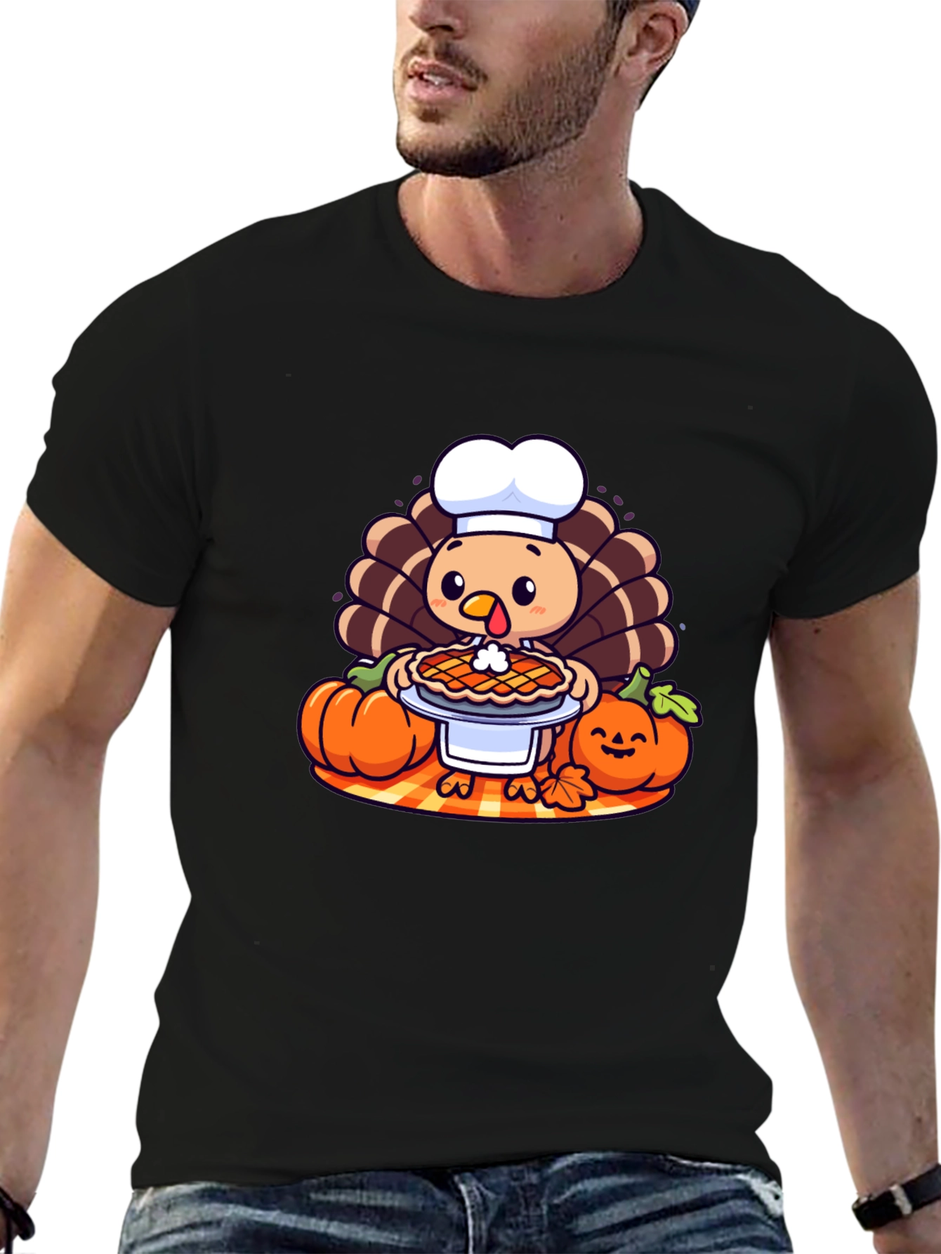 Thanksgiving Turkey Chef T-Shirt