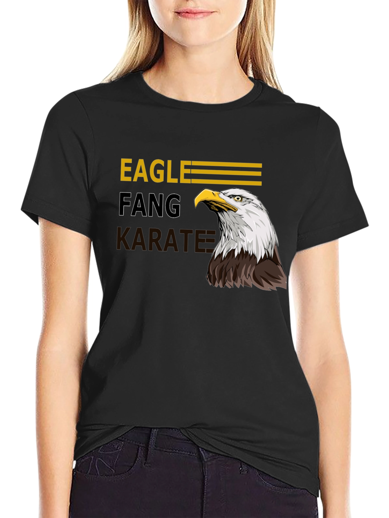 Eagle Fang Karate Graphic T-Shirt - Black