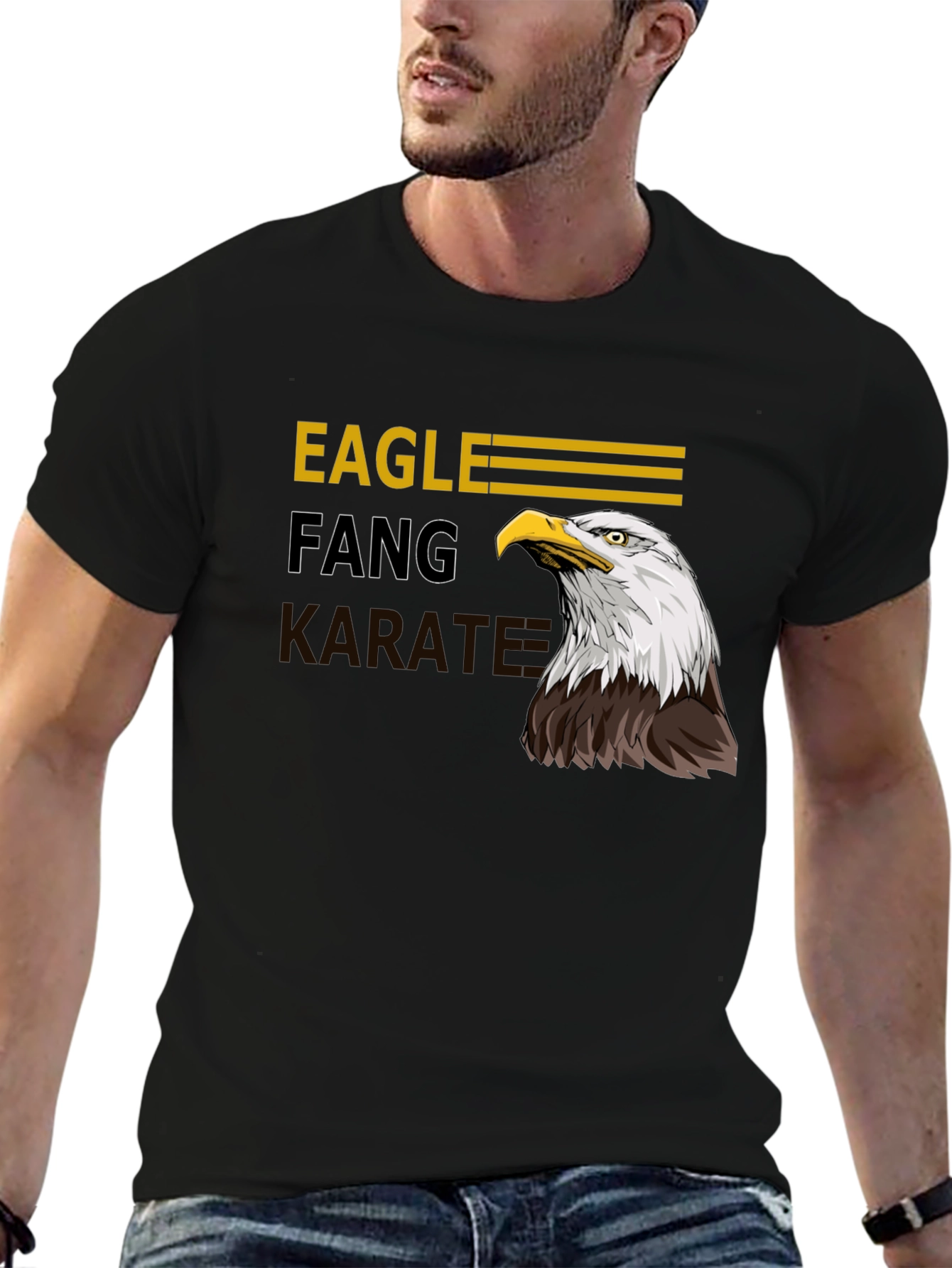 Eagle Fang Karate Graphic T-Shirt - Black