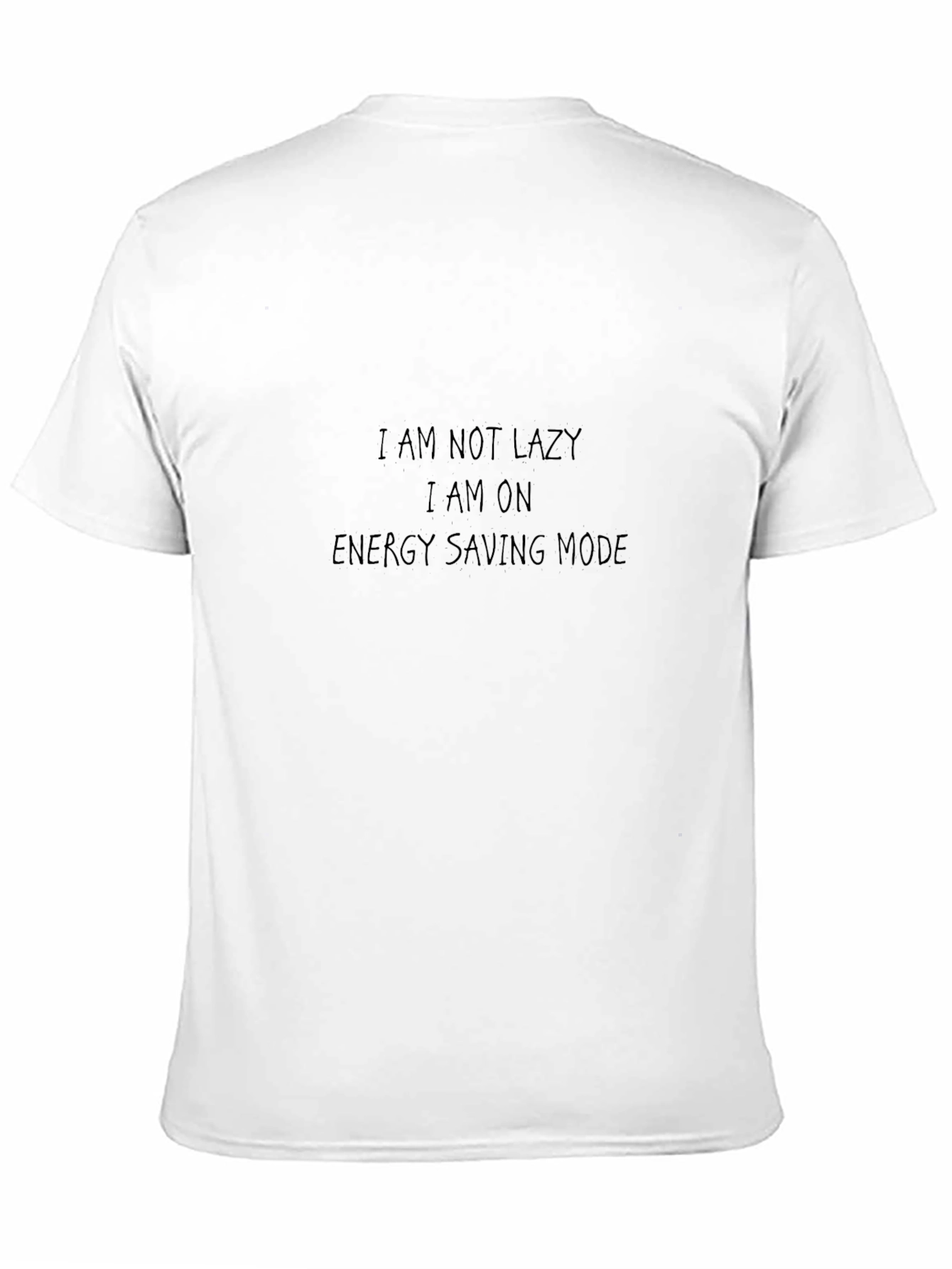 Energy Saving Mode Black T-Shirt